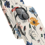 Wildflower Sketch Phone Case