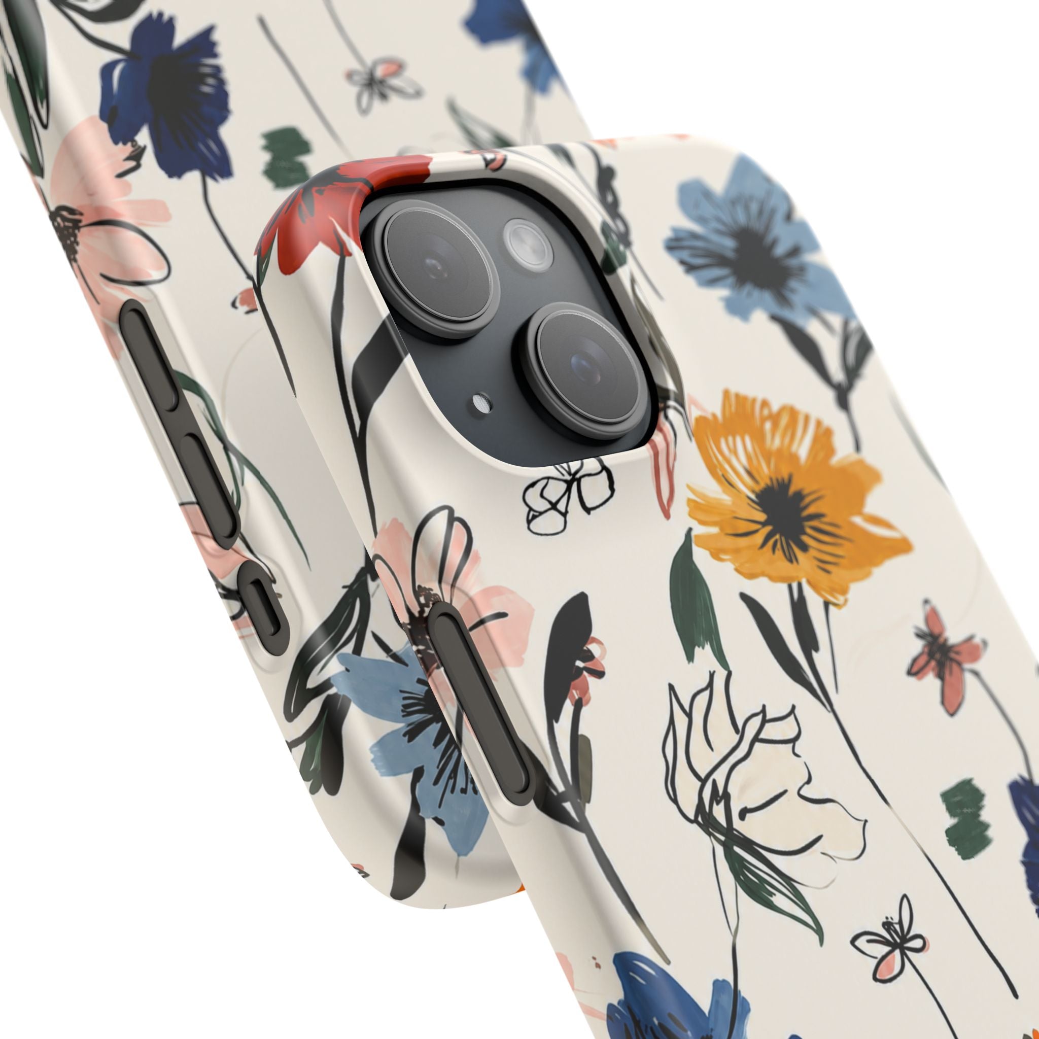 Wildflower Sketch Phone Case