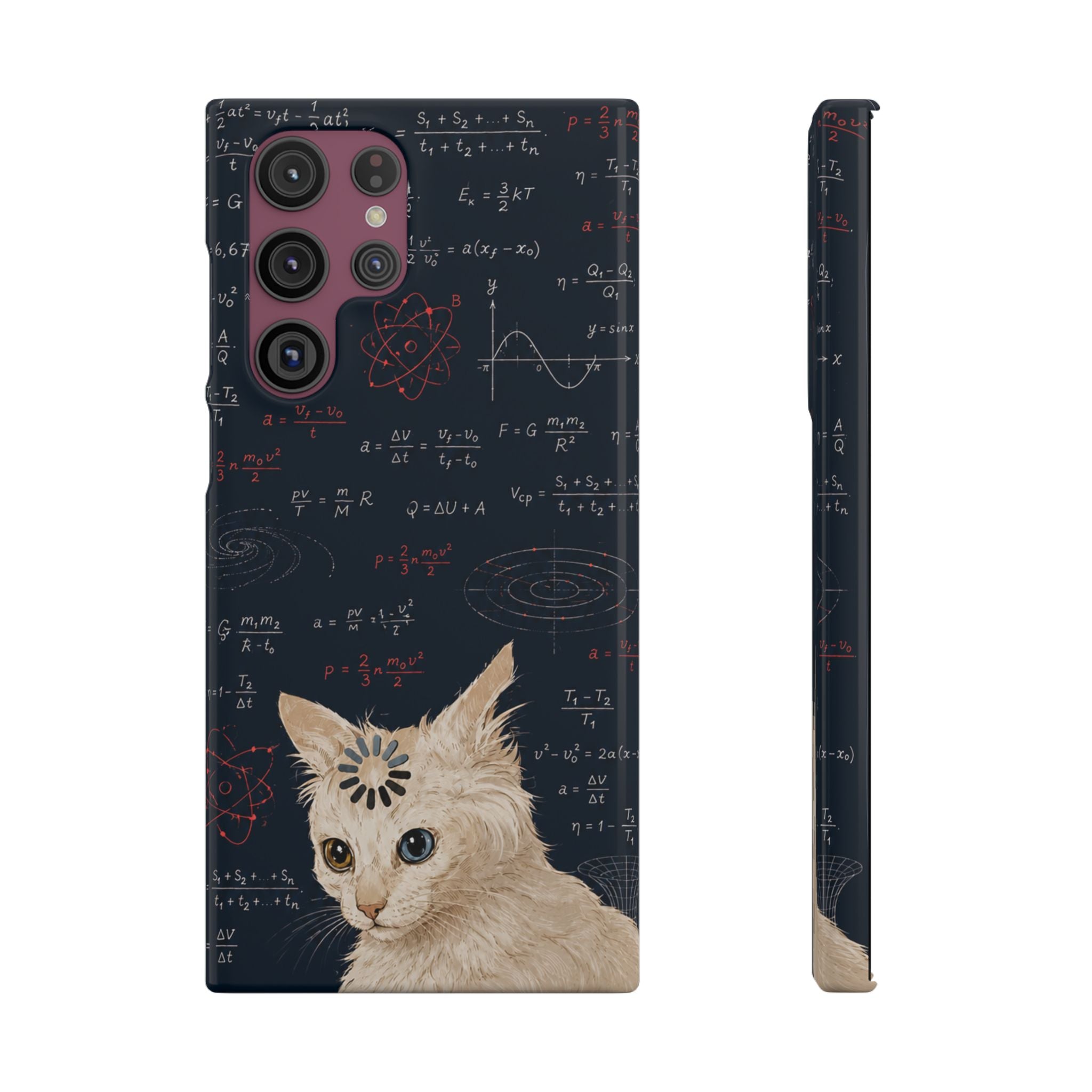 Quantum Kitty Physics Phone Case