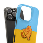 Peekaboo Orange Cat Phone Case