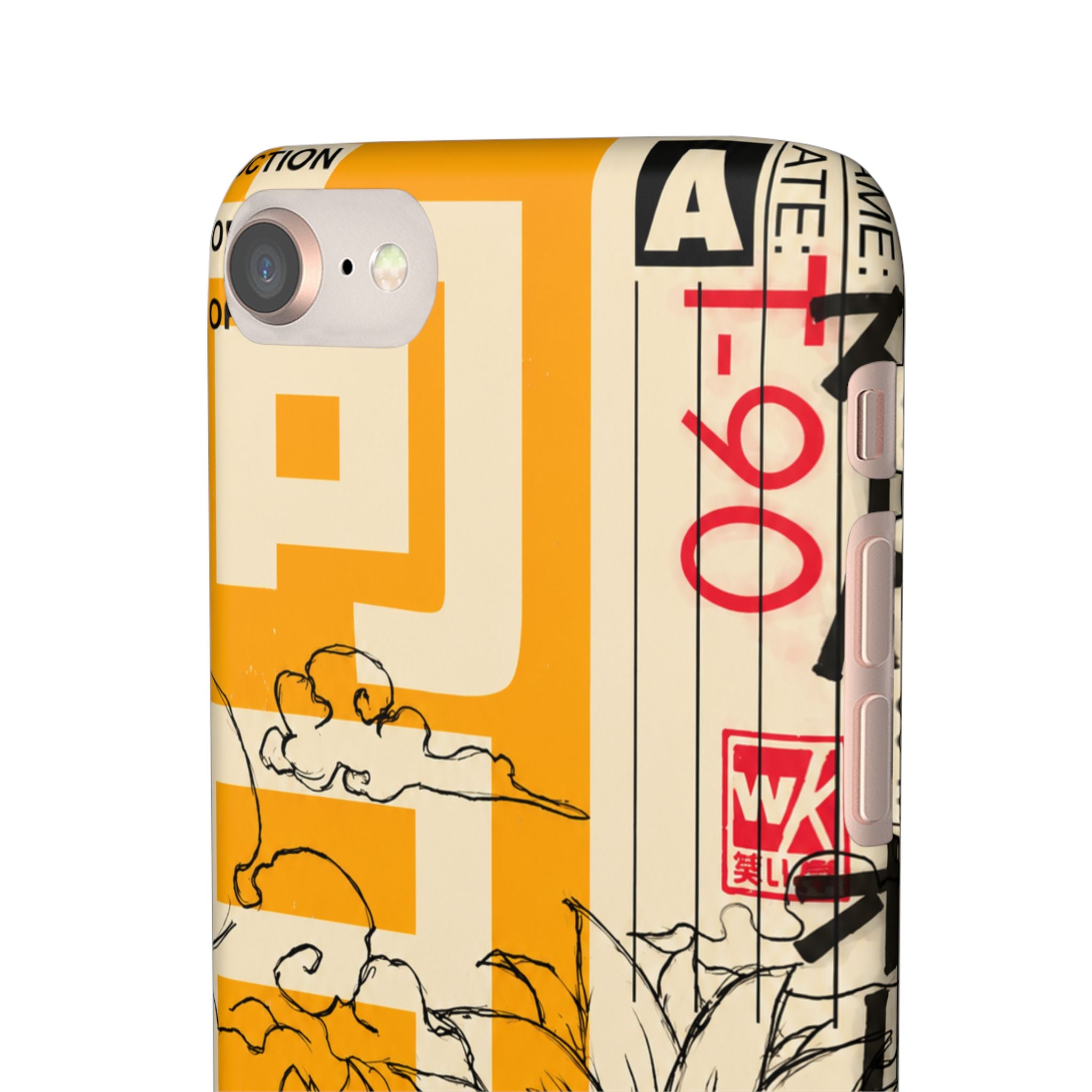 Retro Cassette Floral Phone Case