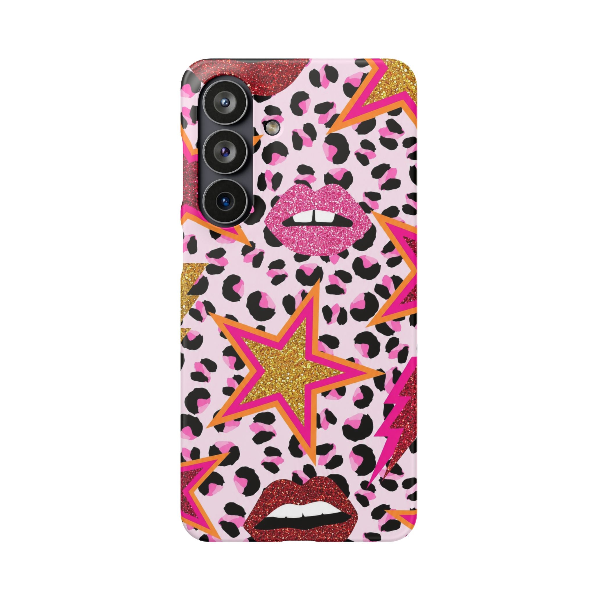 Pink Leopard Pop Art Phone Case