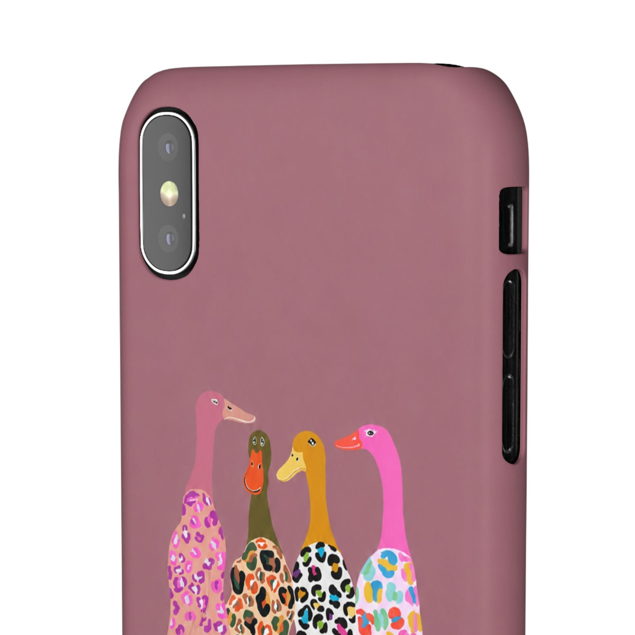 Colorful Leopard Ducks Phone Case