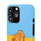 Peekaboo Orange Cat Phone Case