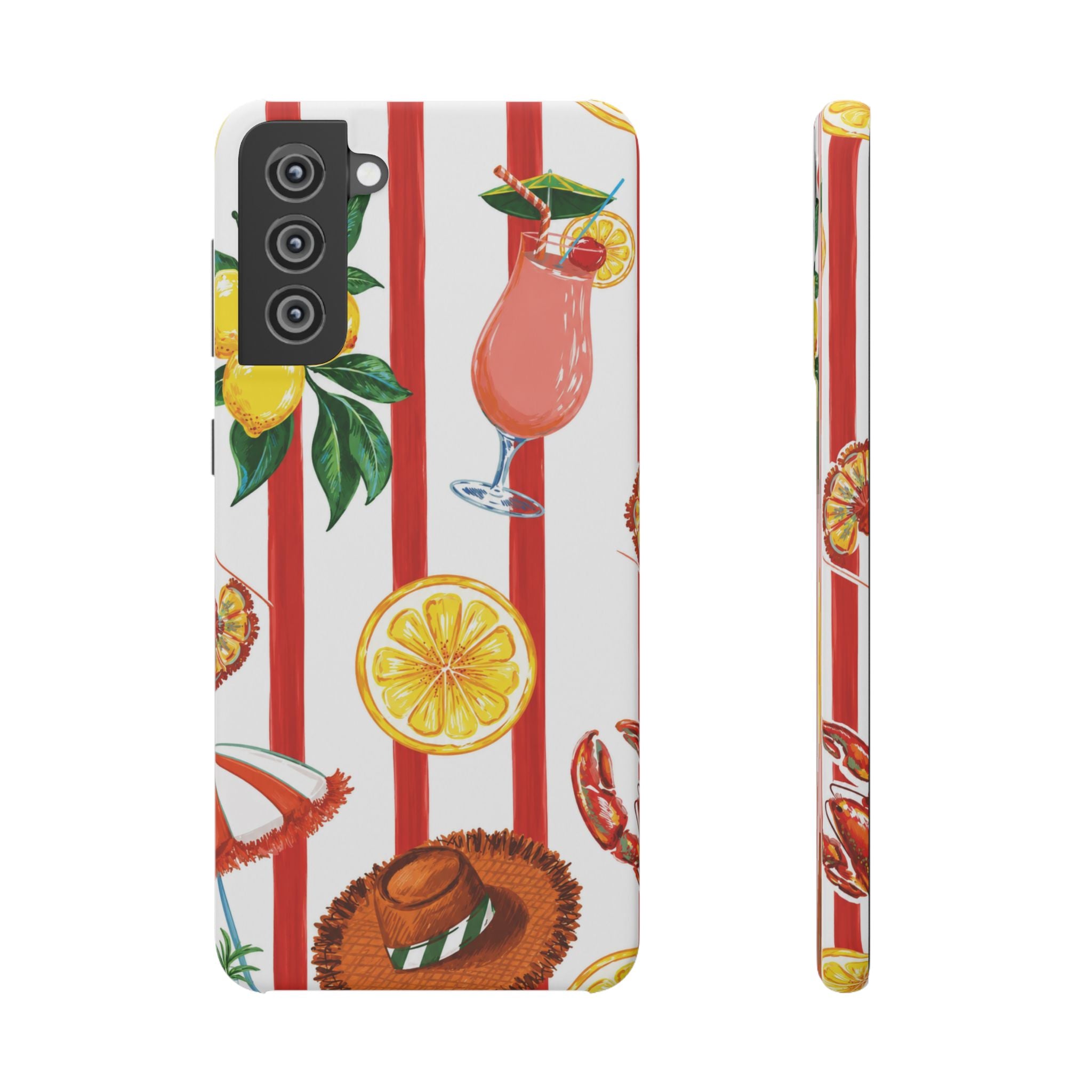 Lemon Coast – Summer Citrus Phone Case