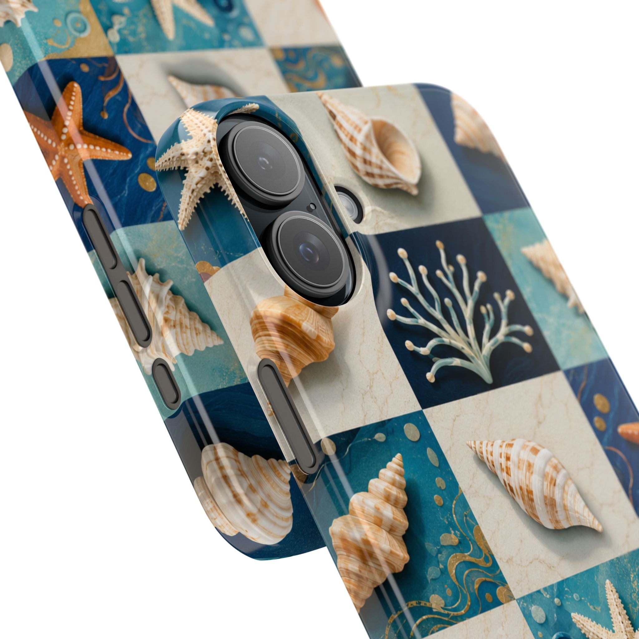 Coastal Seashell Mosaic Phone Case