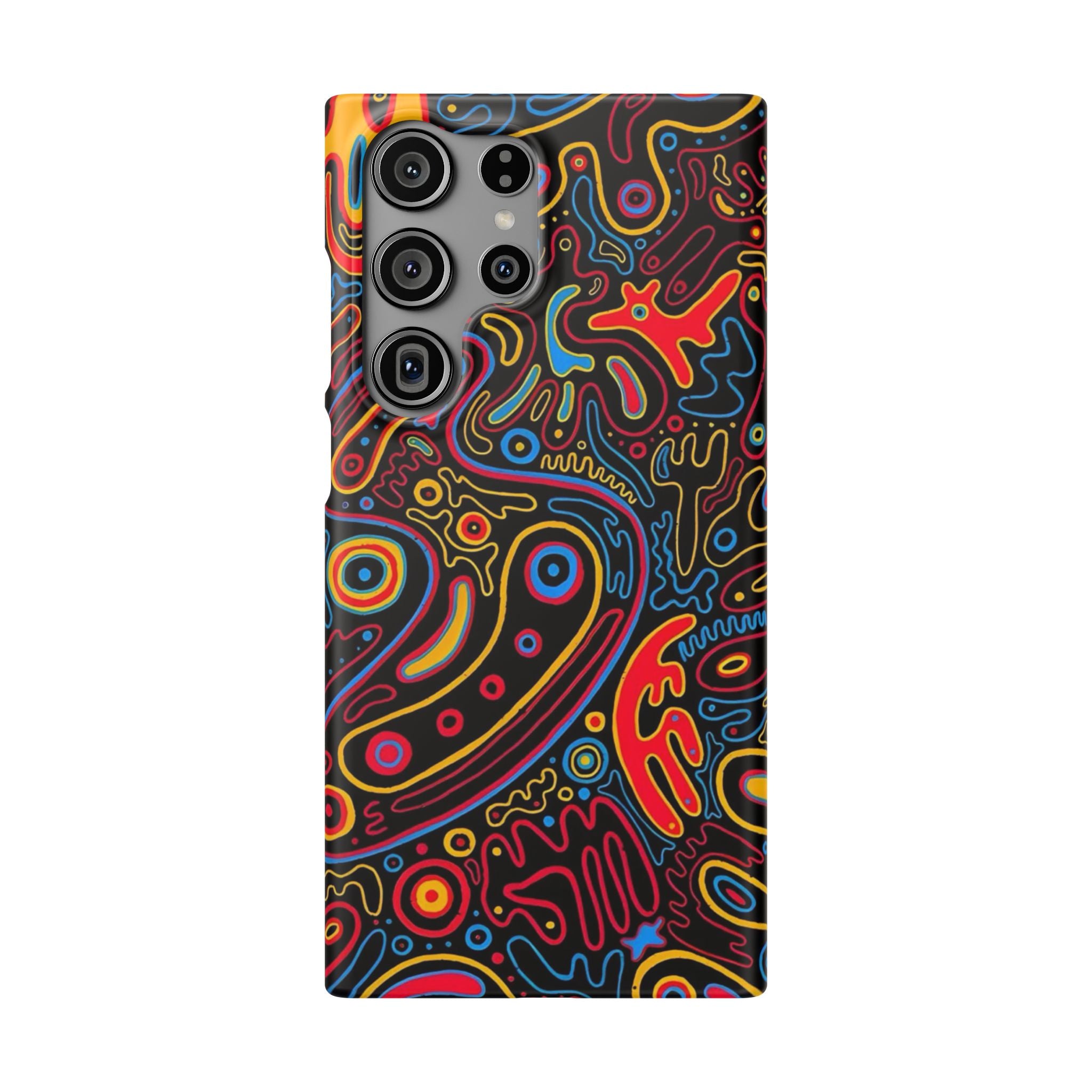 Neon Maze Phone Case