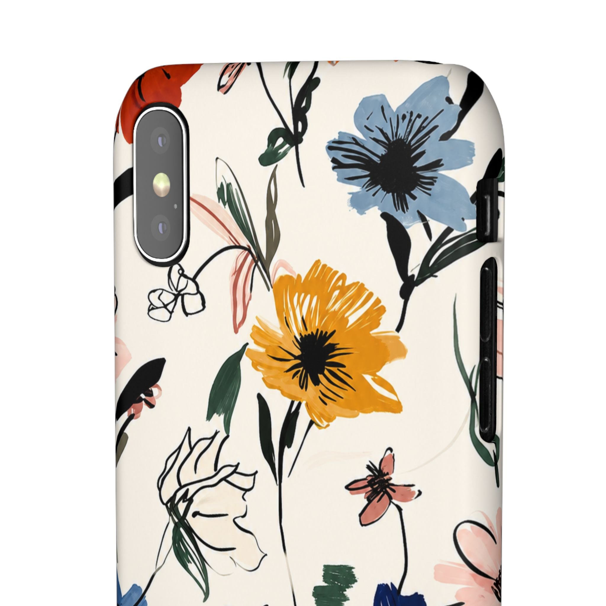 Wildflower Sketch Phone Case