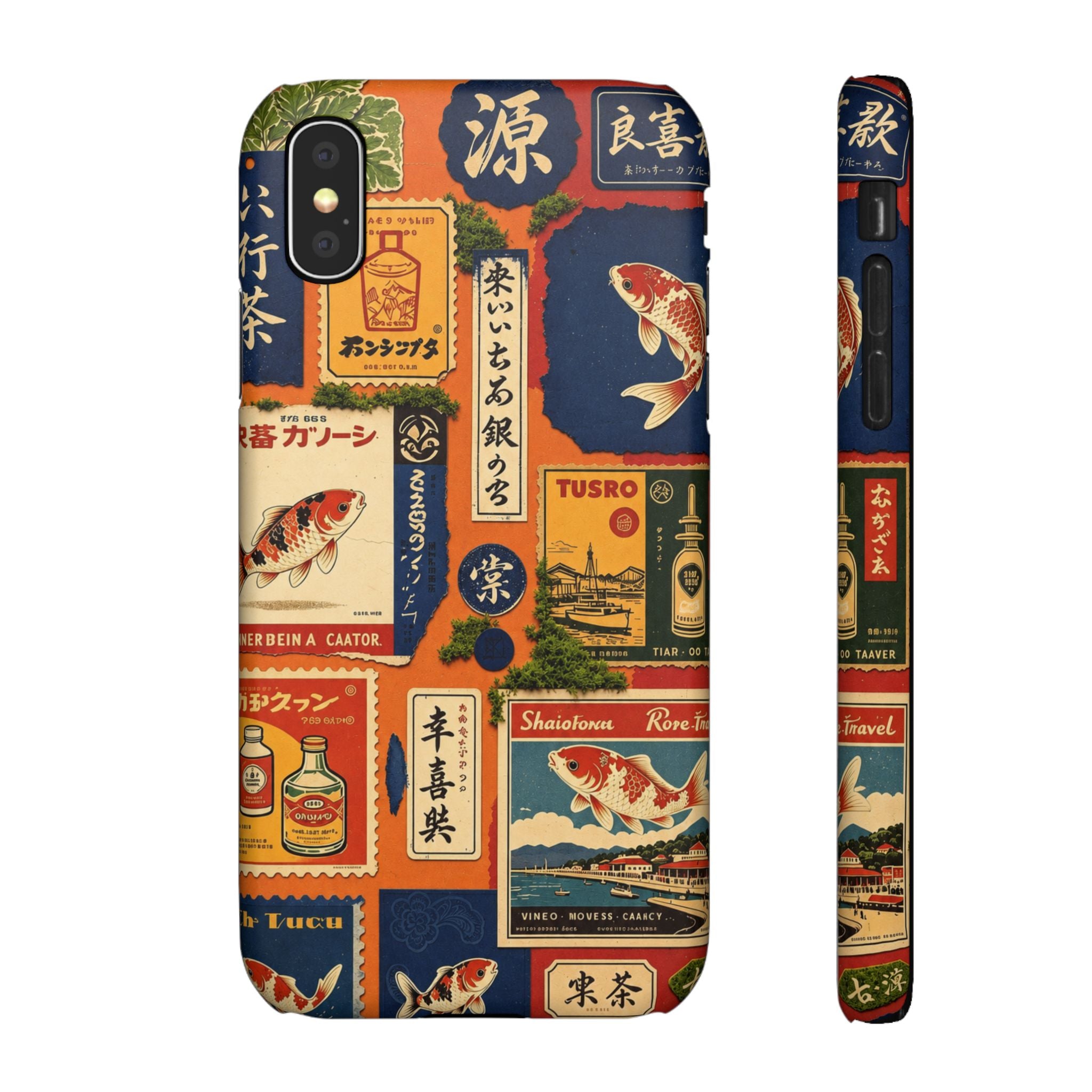 Vintage Japanese Koi Phone Case