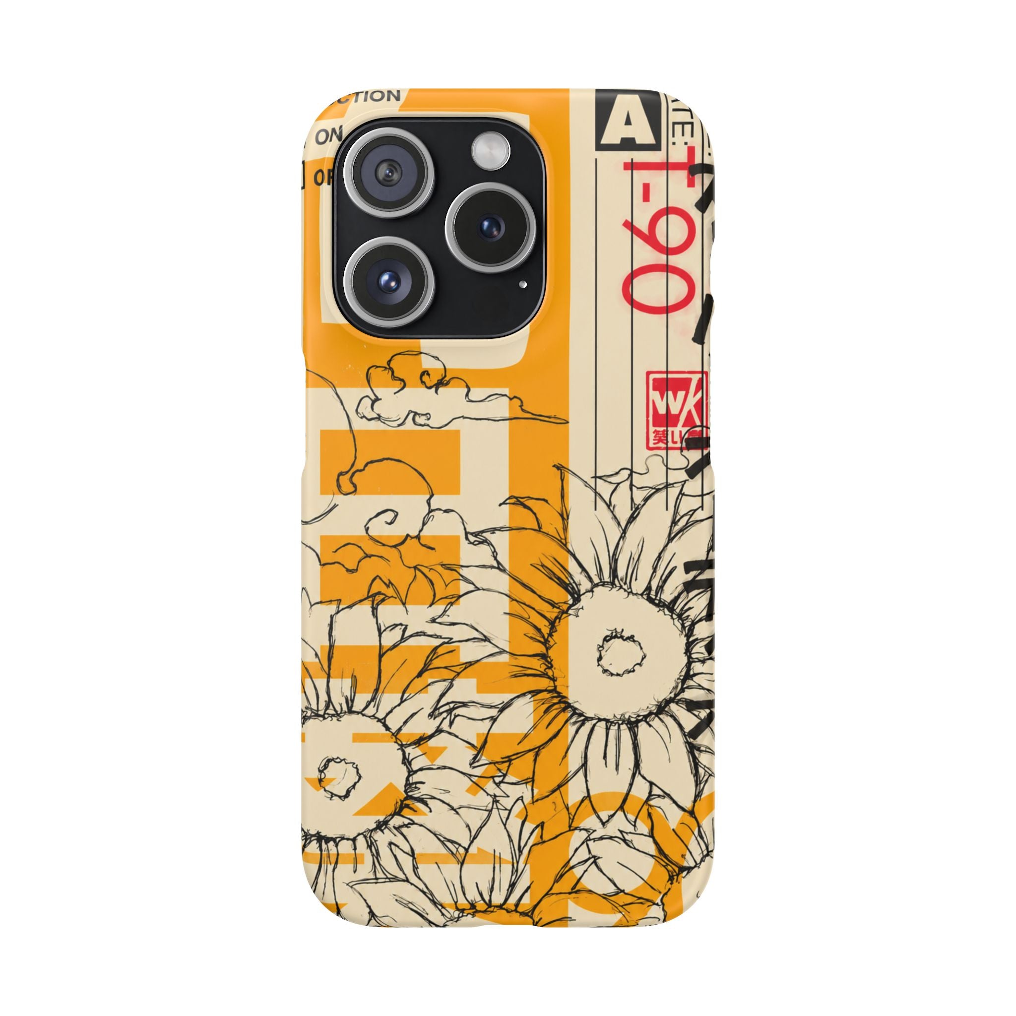 Retro Cassette Floral Phone Case