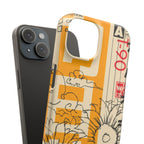 Retro Cassette Floral Phone Case