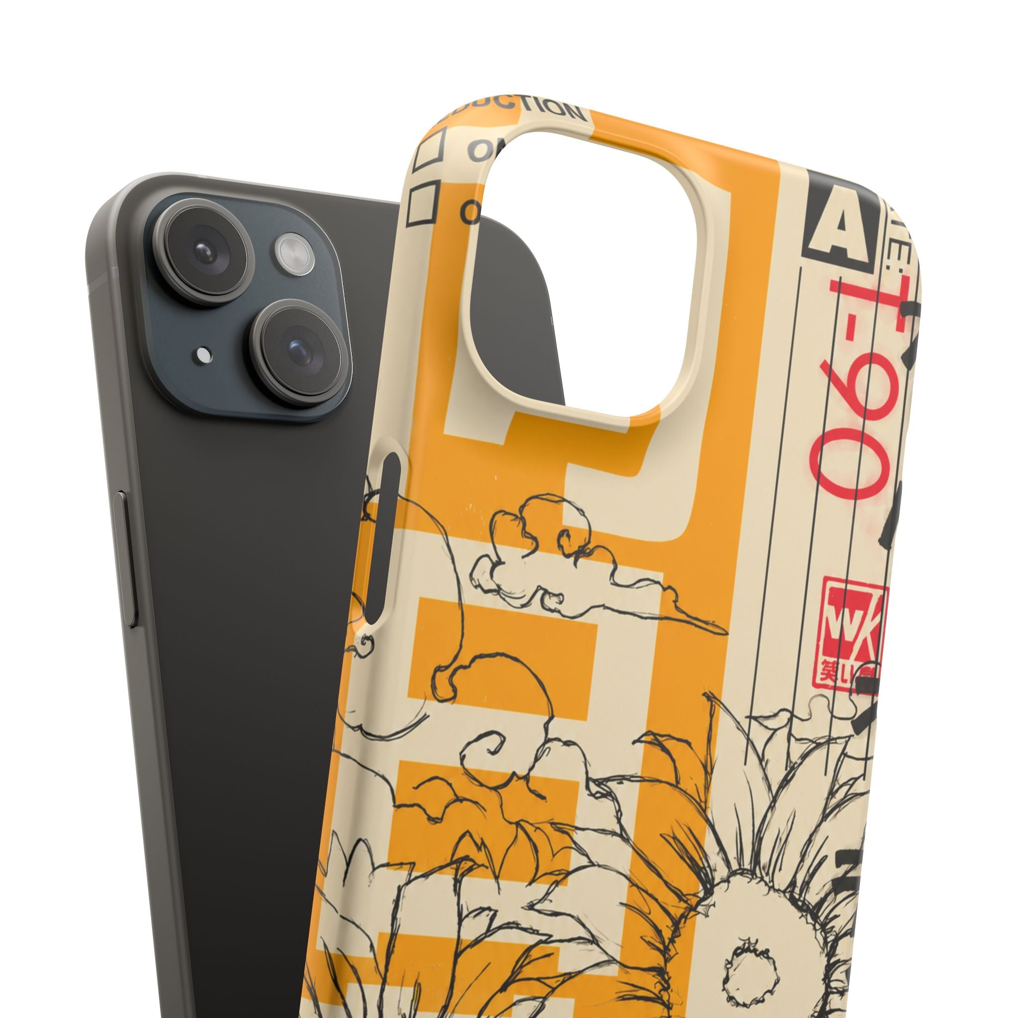 Retro Cassette Floral Phone Case