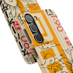 Retro Cassette Floral Phone Case