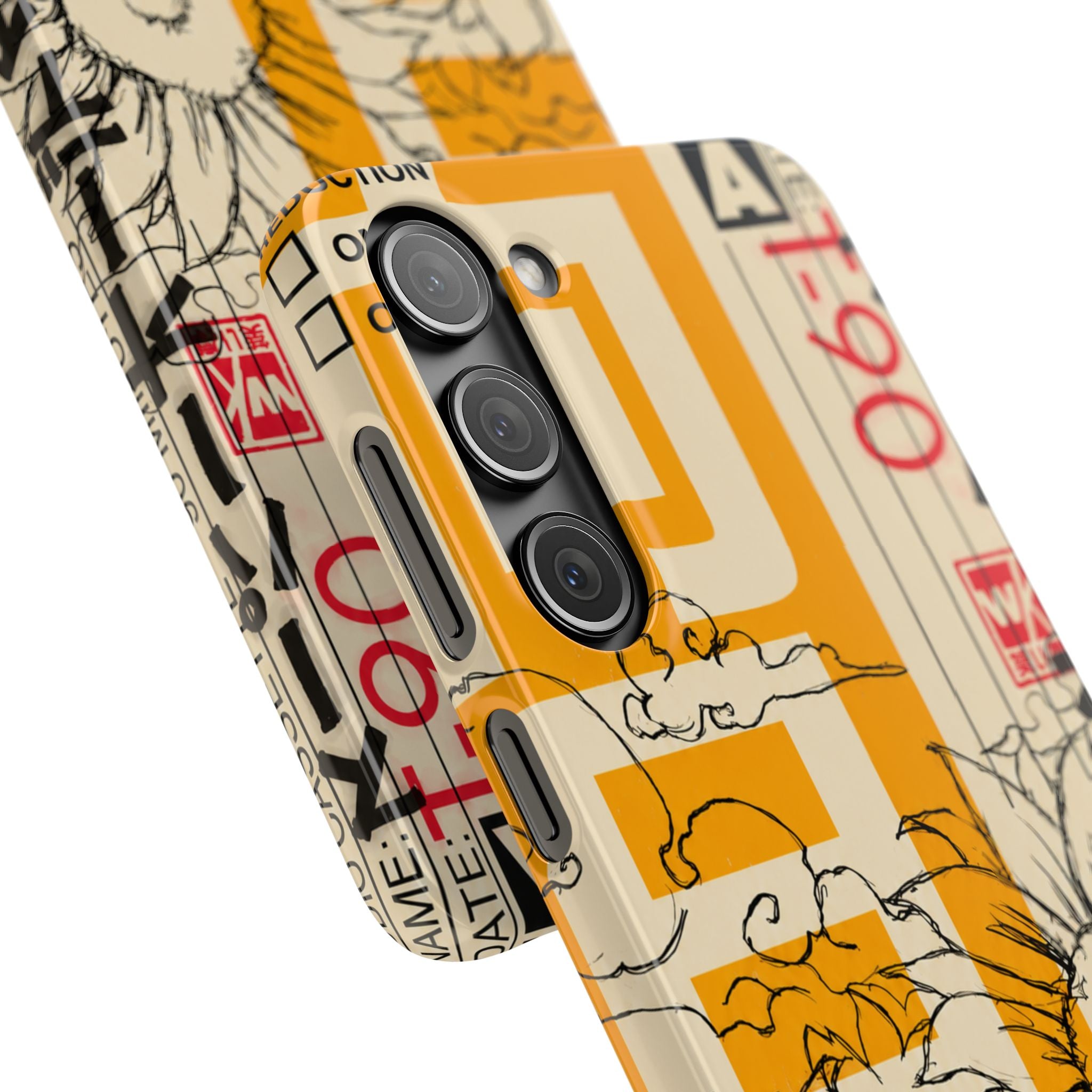 Retro Cassette Floral Phone Case