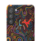 Neon Maze Phone Case