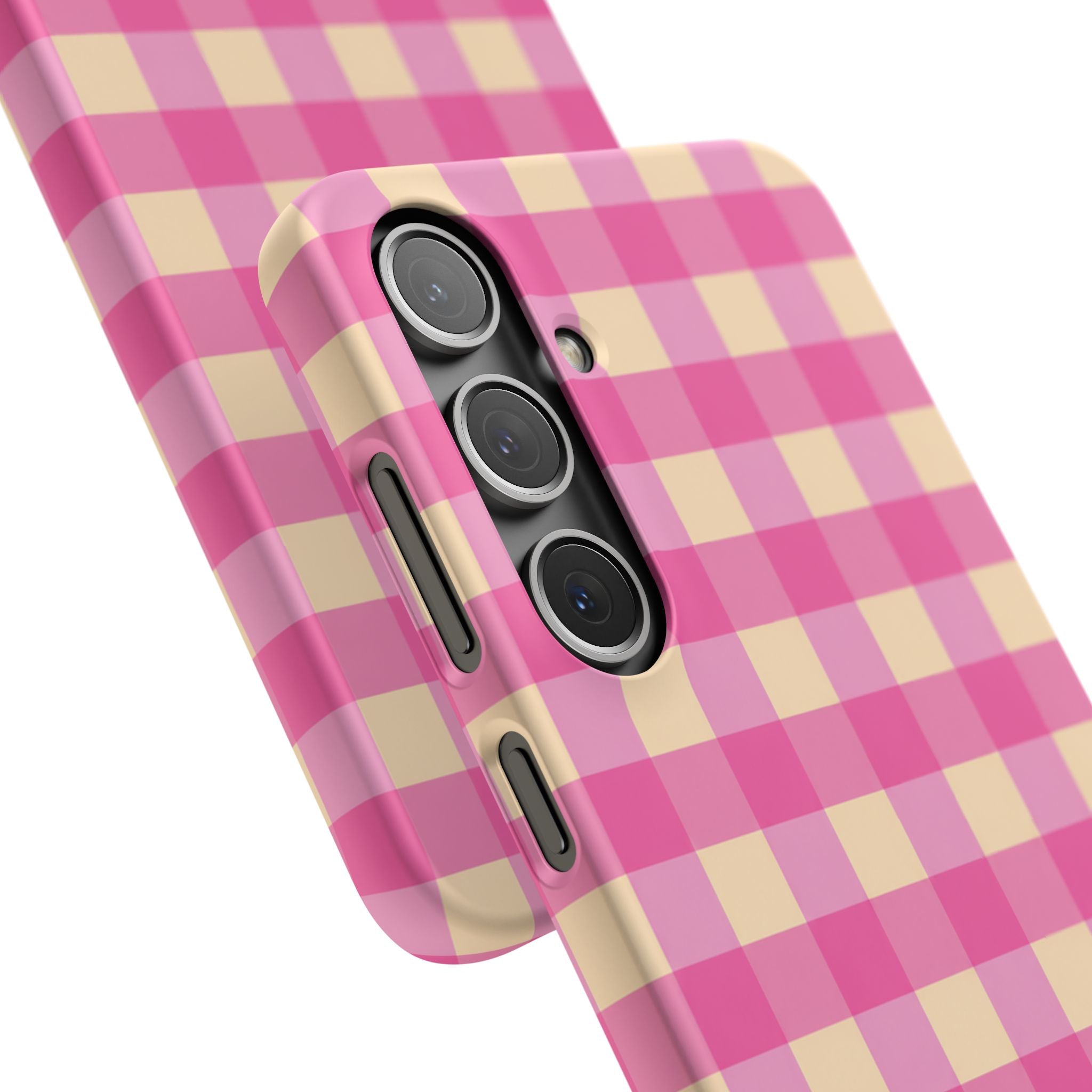 Pink Gingham Phone Case