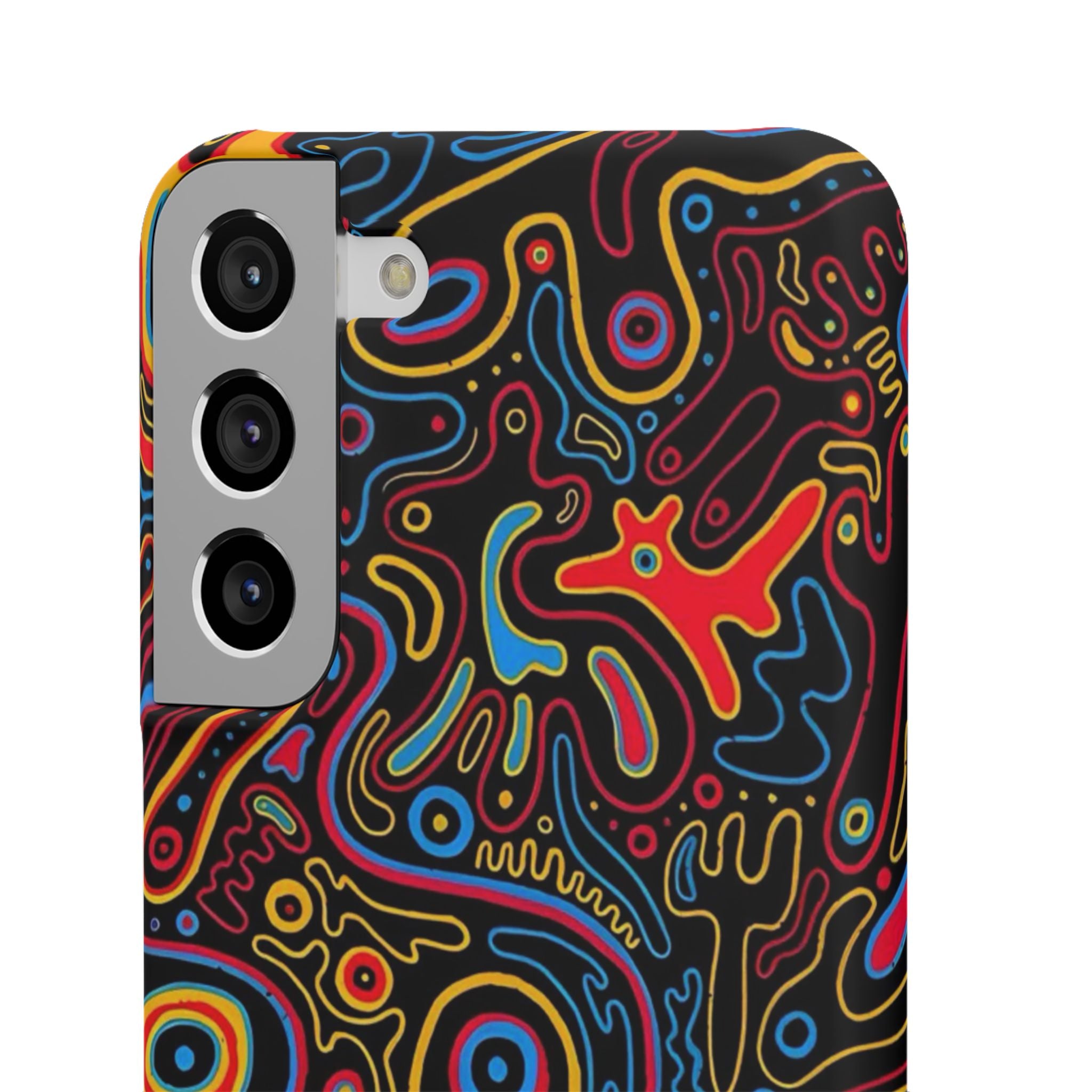 Neon Maze Phone Case