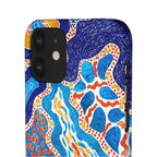 Abstract Blue Pattern Phone Case