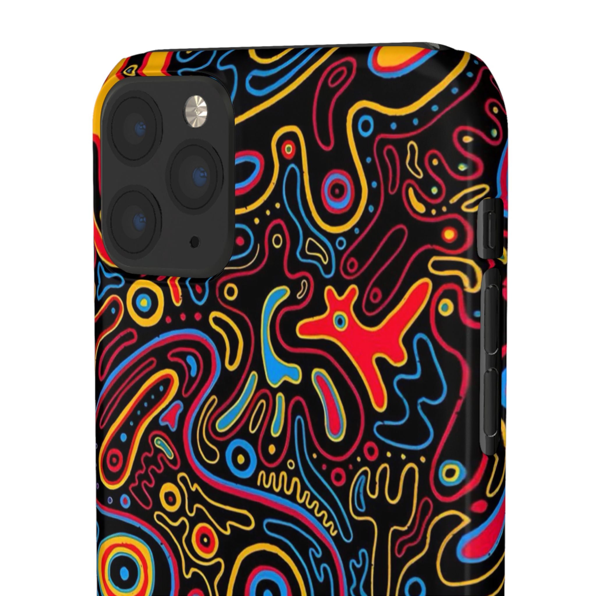 Neon Maze Phone Case