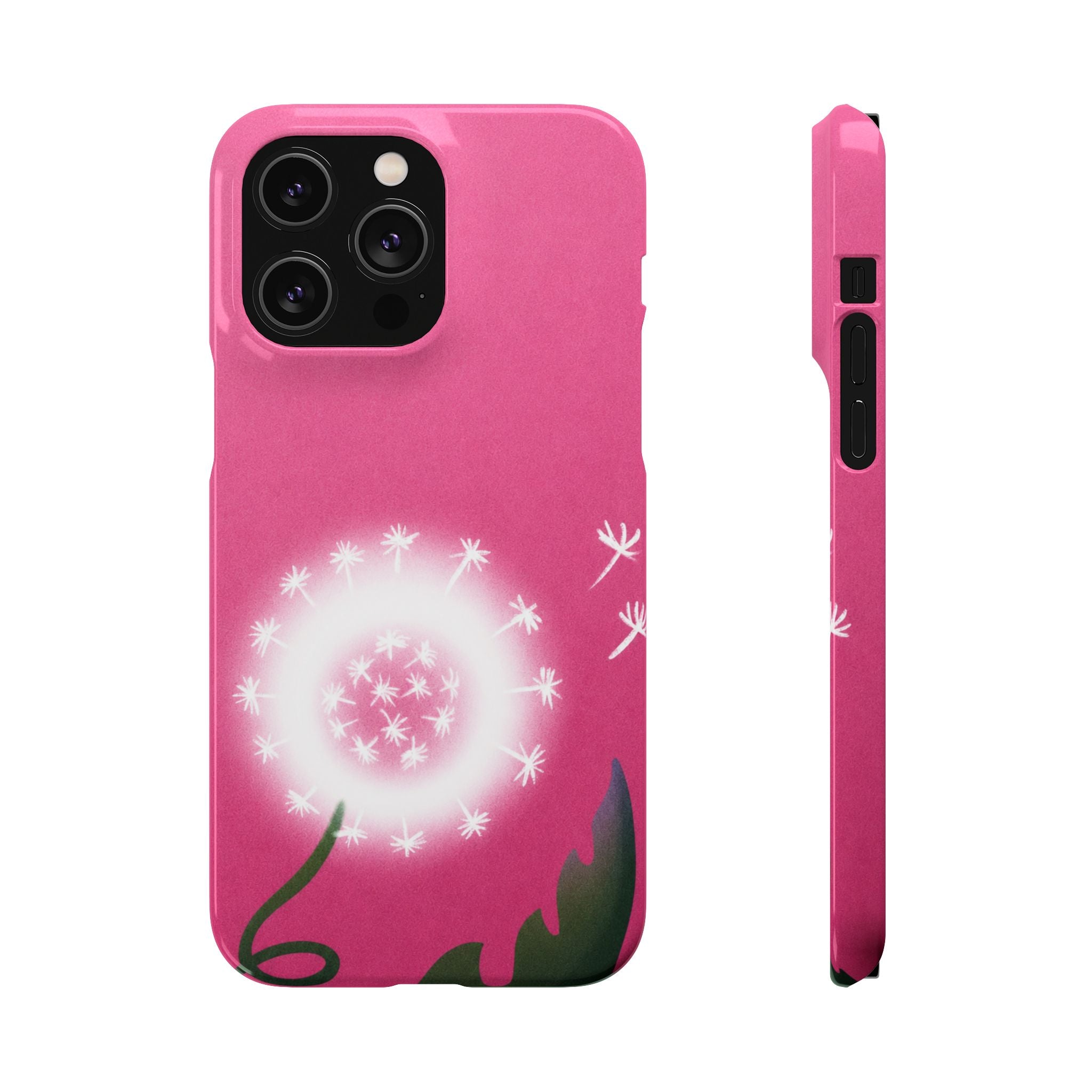 Pink Dandelion Phone Case