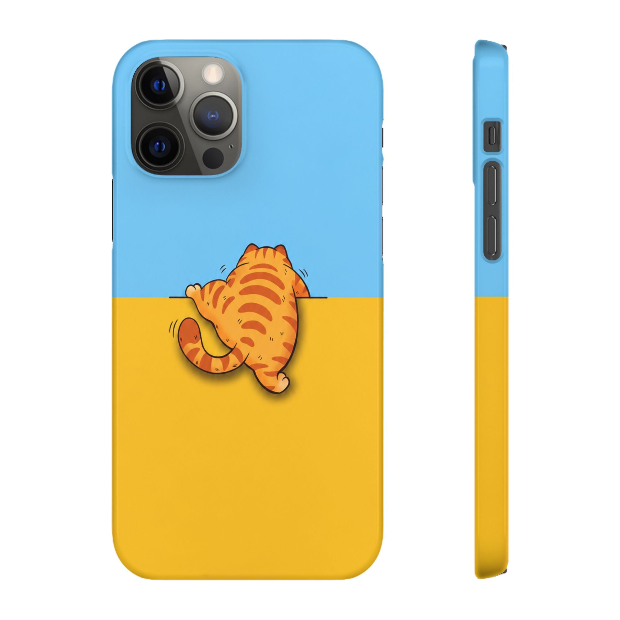 Peekaboo Orange Cat Phone Case