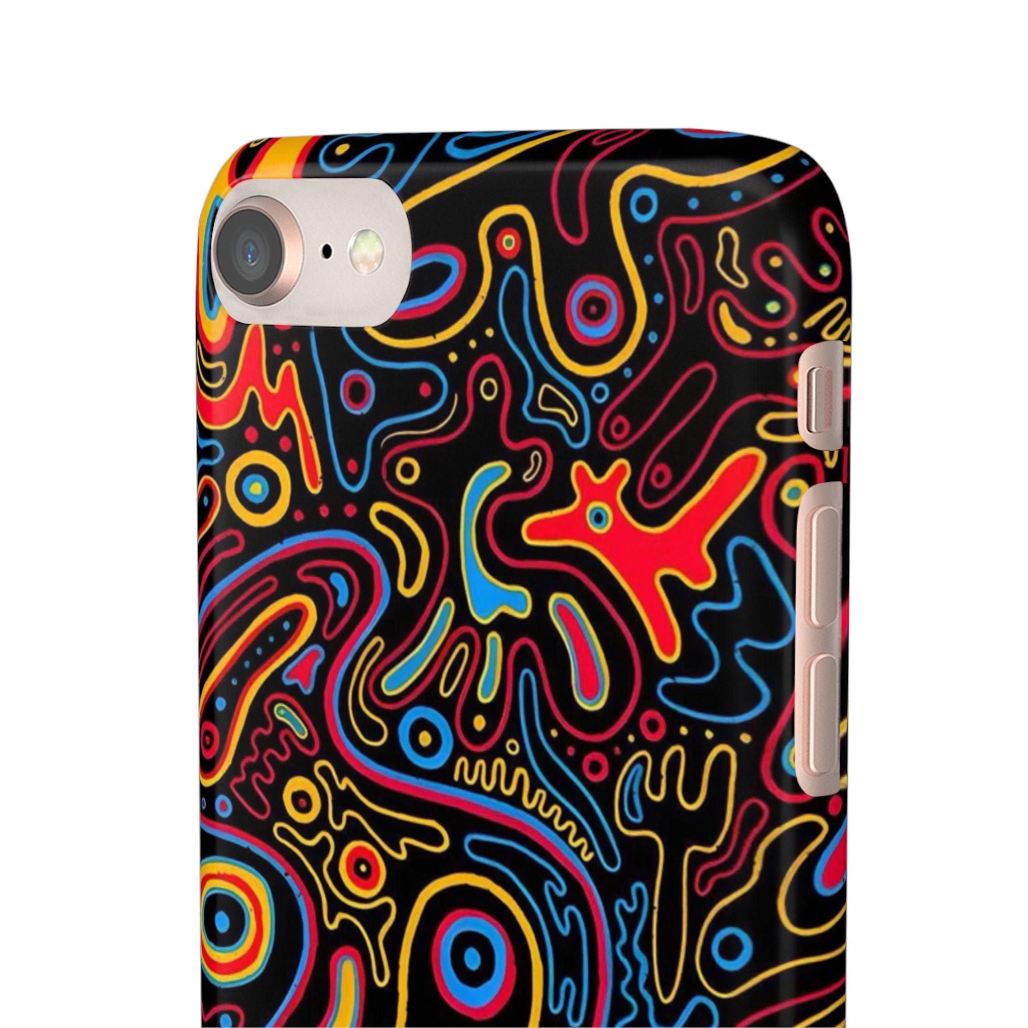 Neon Maze Phone Case