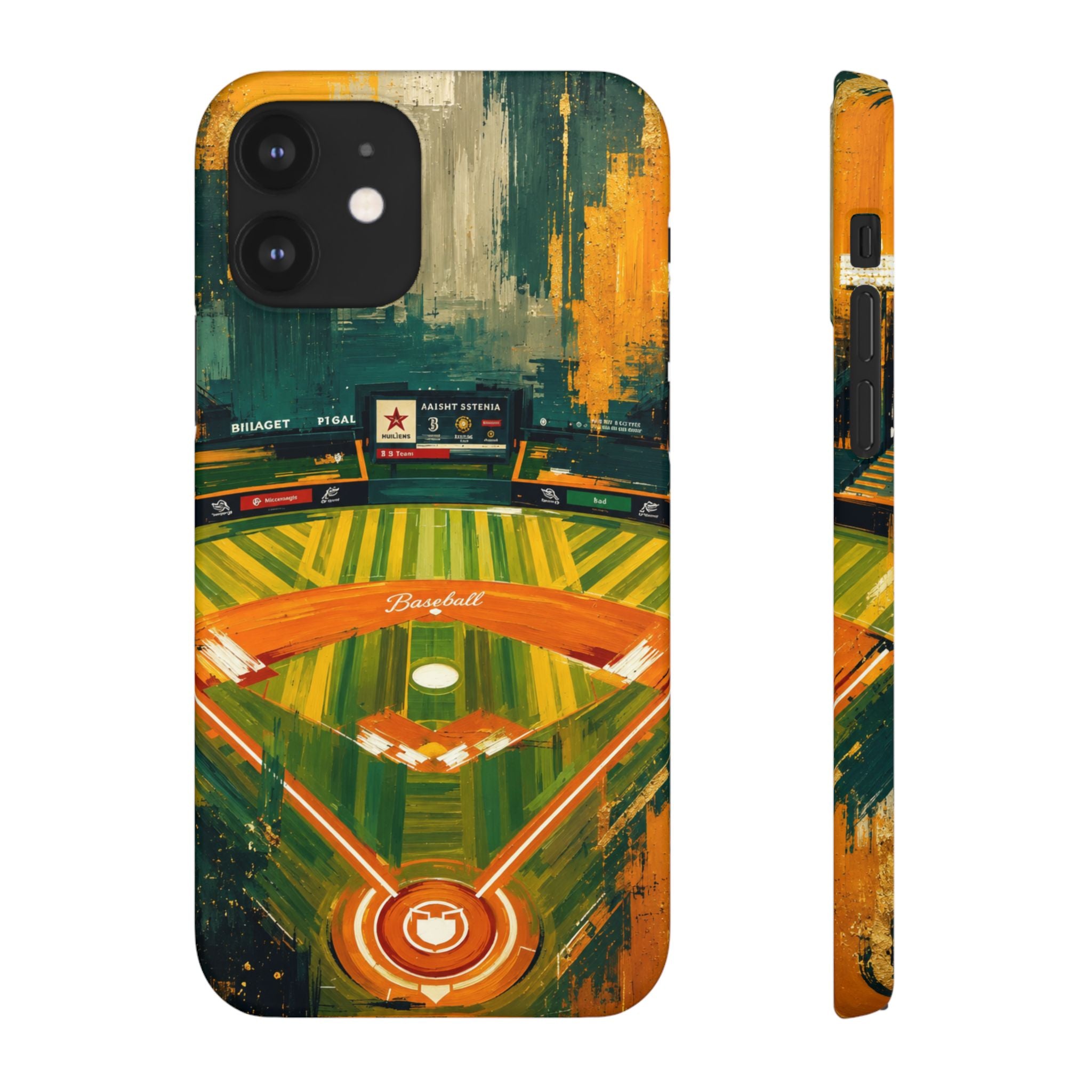 Abstract Baseball Stadium Phone Case