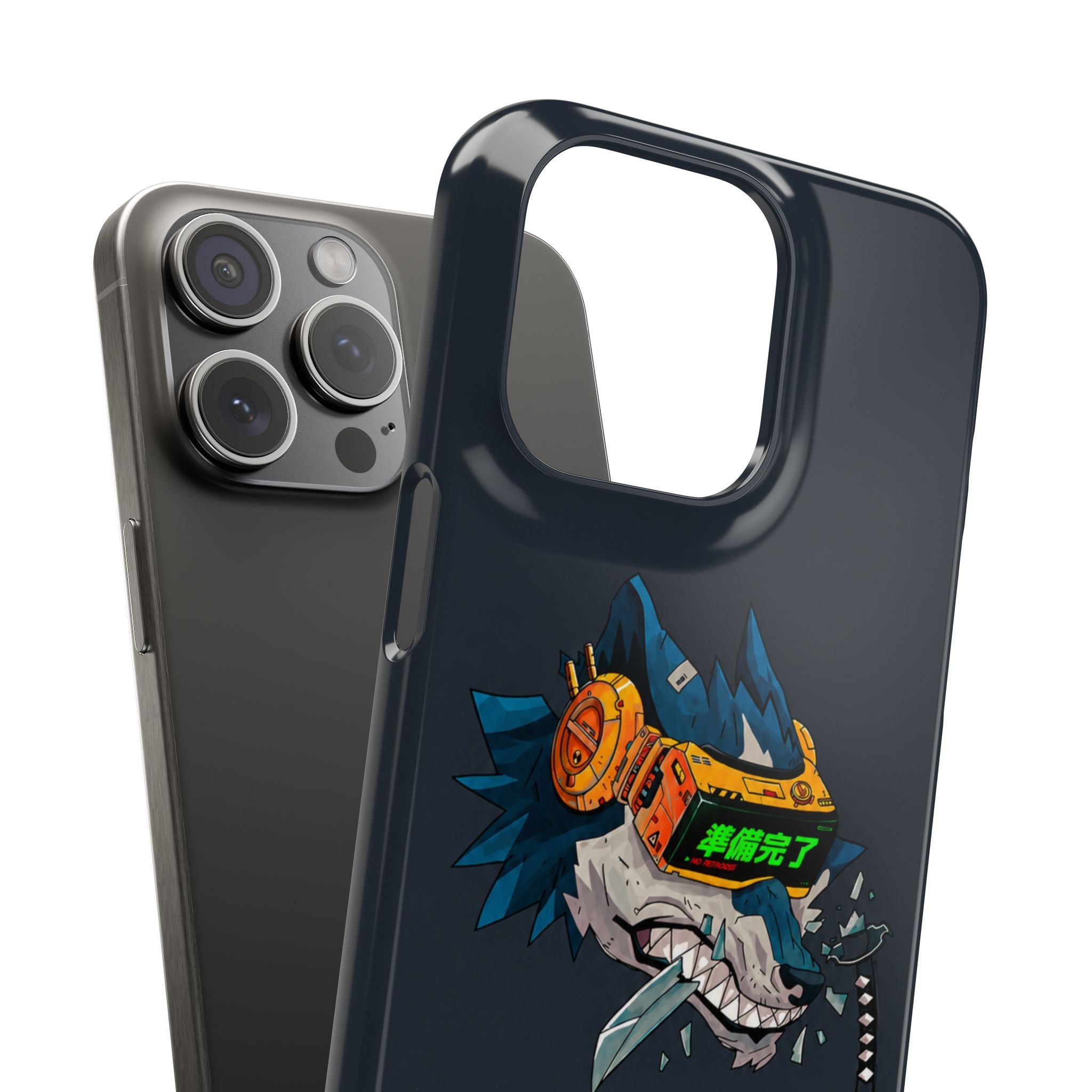 Cyberpunk Wolf Phone Case