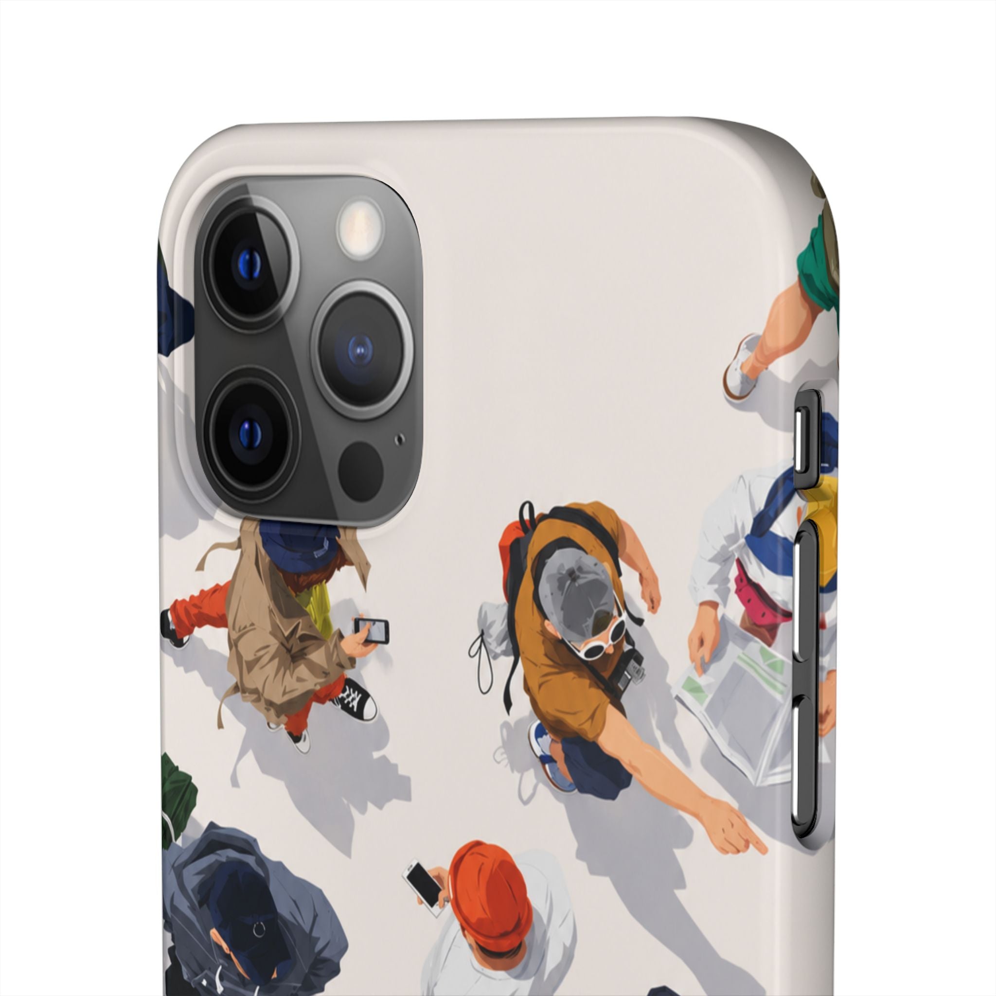 City Crowd Aesthetic Phone Case