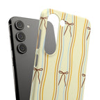 Bow Stripe Phone Case