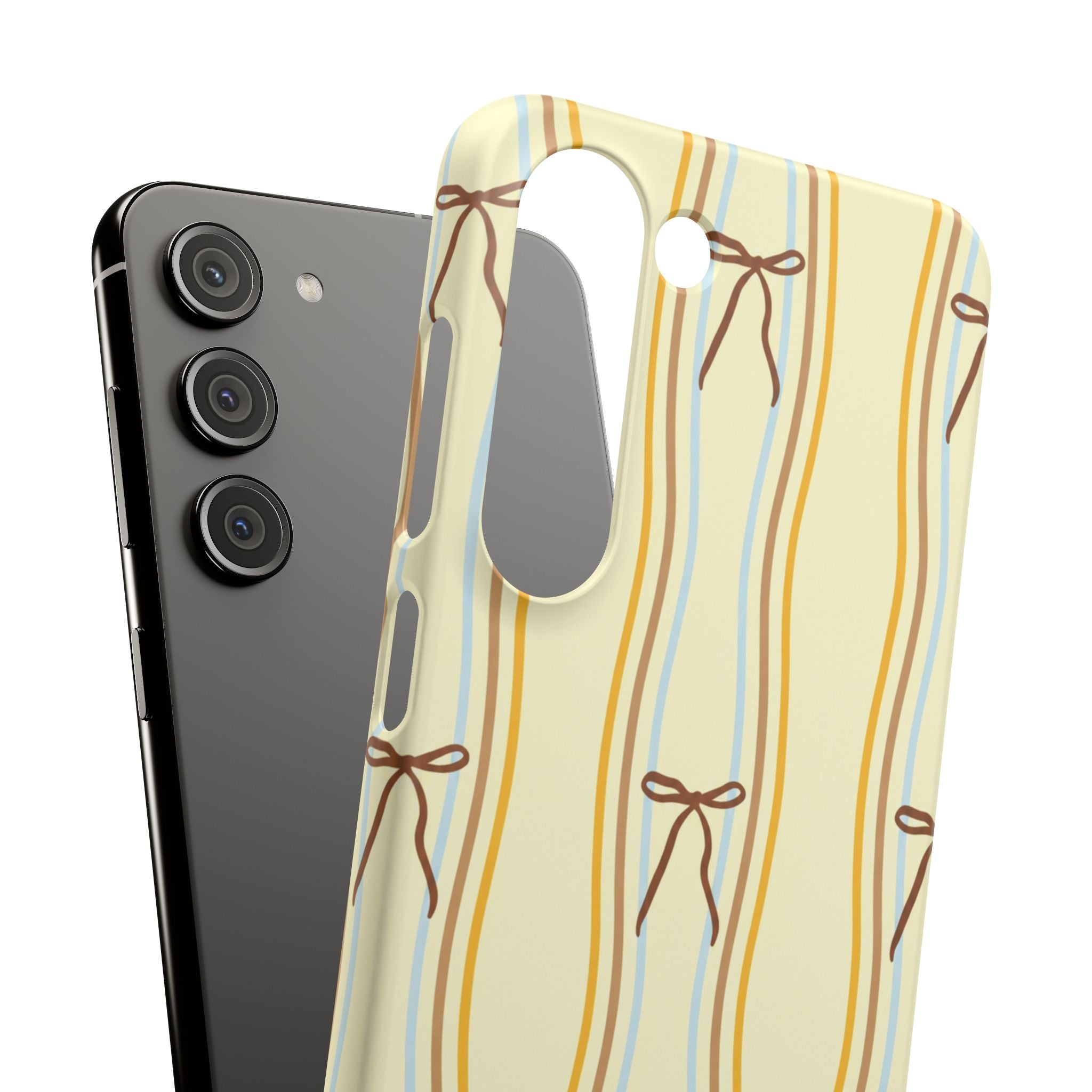 Bow Stripe Phone Case