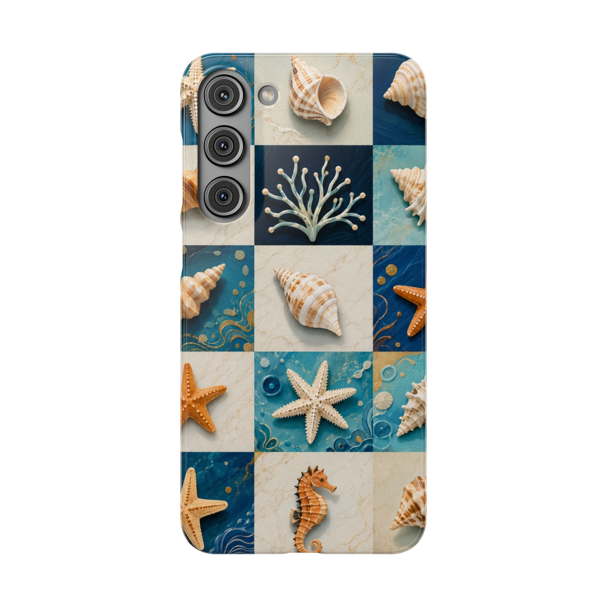 Coastal Seashell Mosaic Phone Case