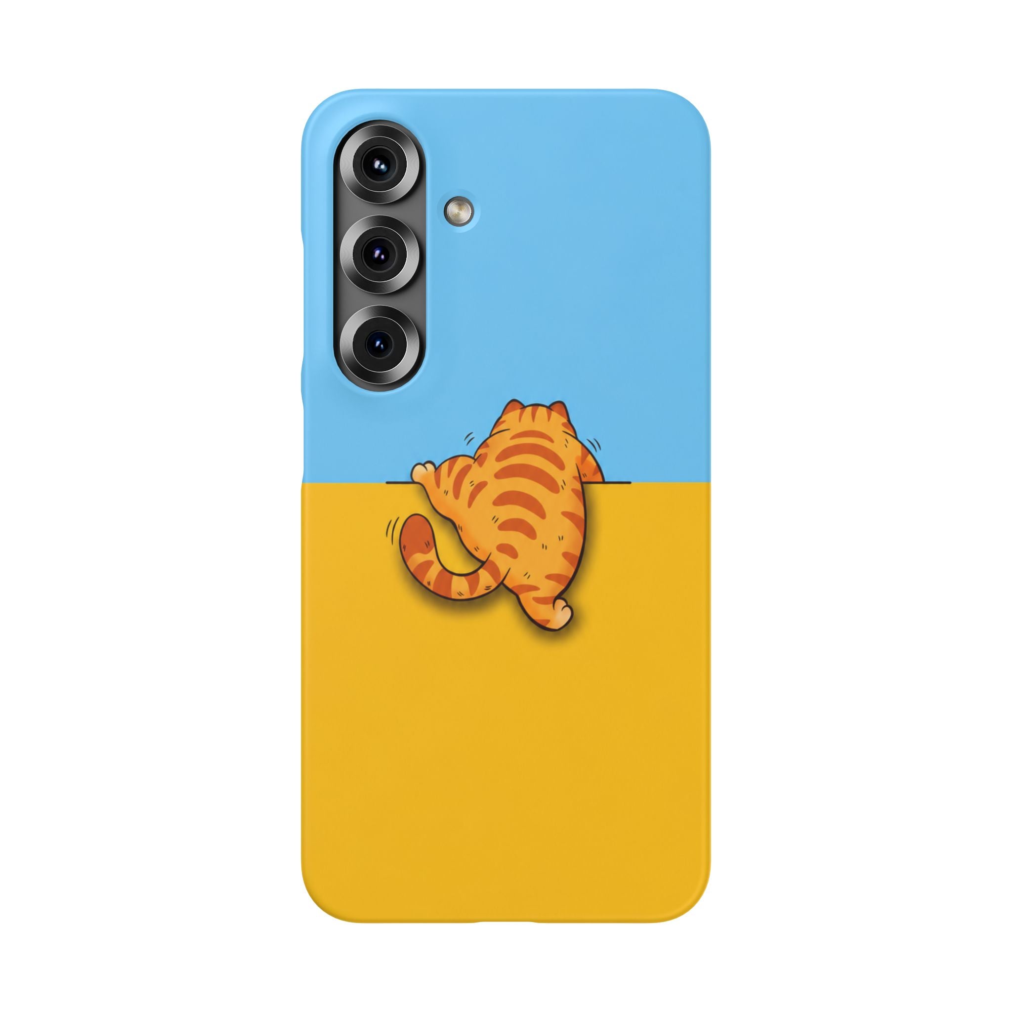 Peekaboo Orange Cat Phone Case