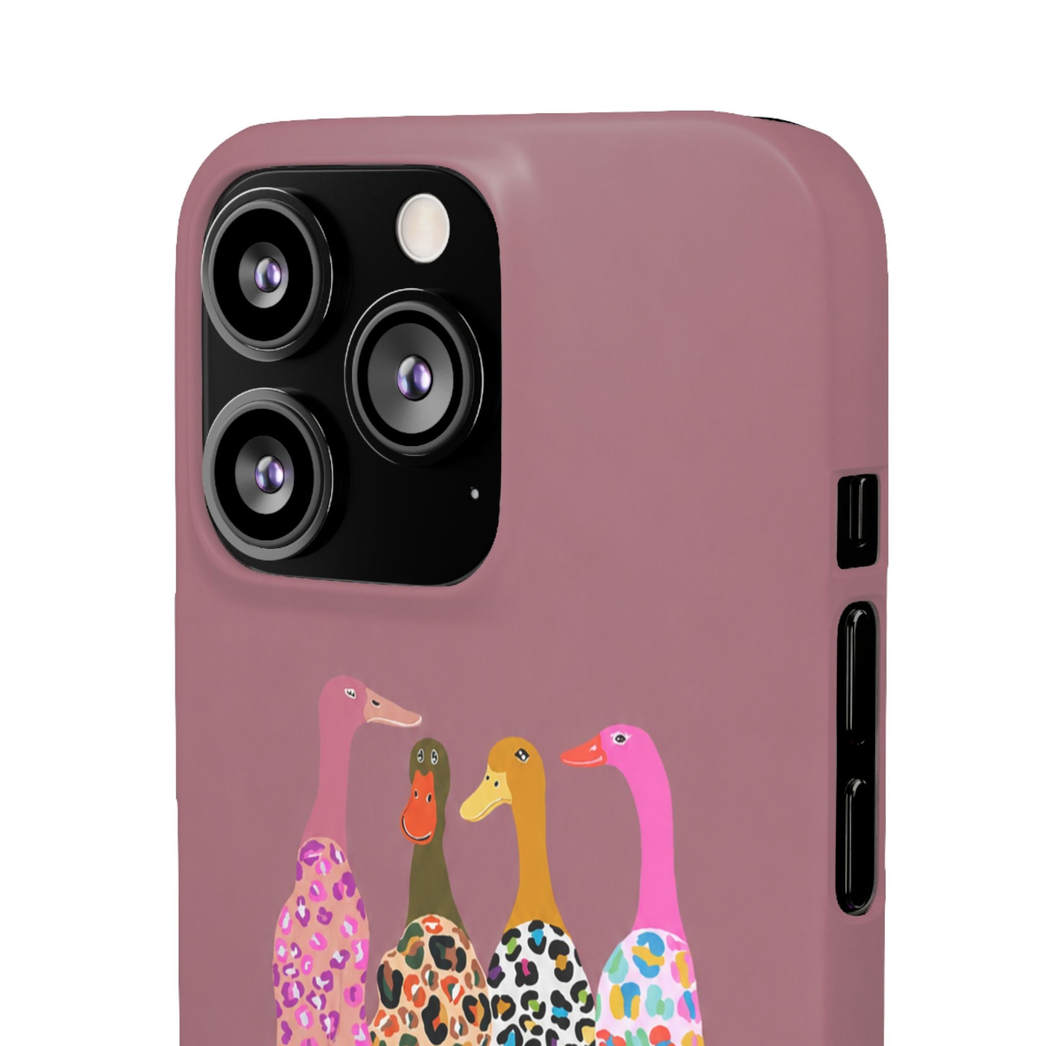 Colorful Leopard Ducks Phone Case