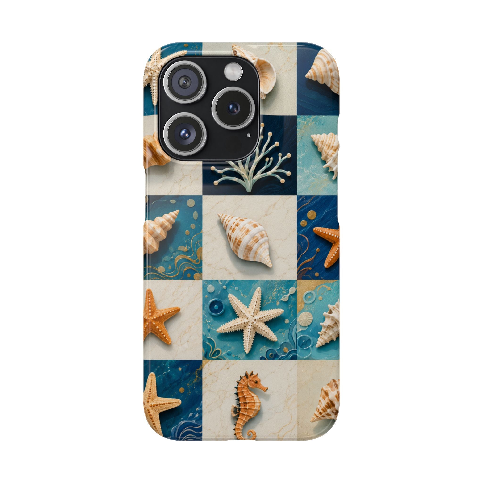 Coastal Seashell Mosaic Phone Case