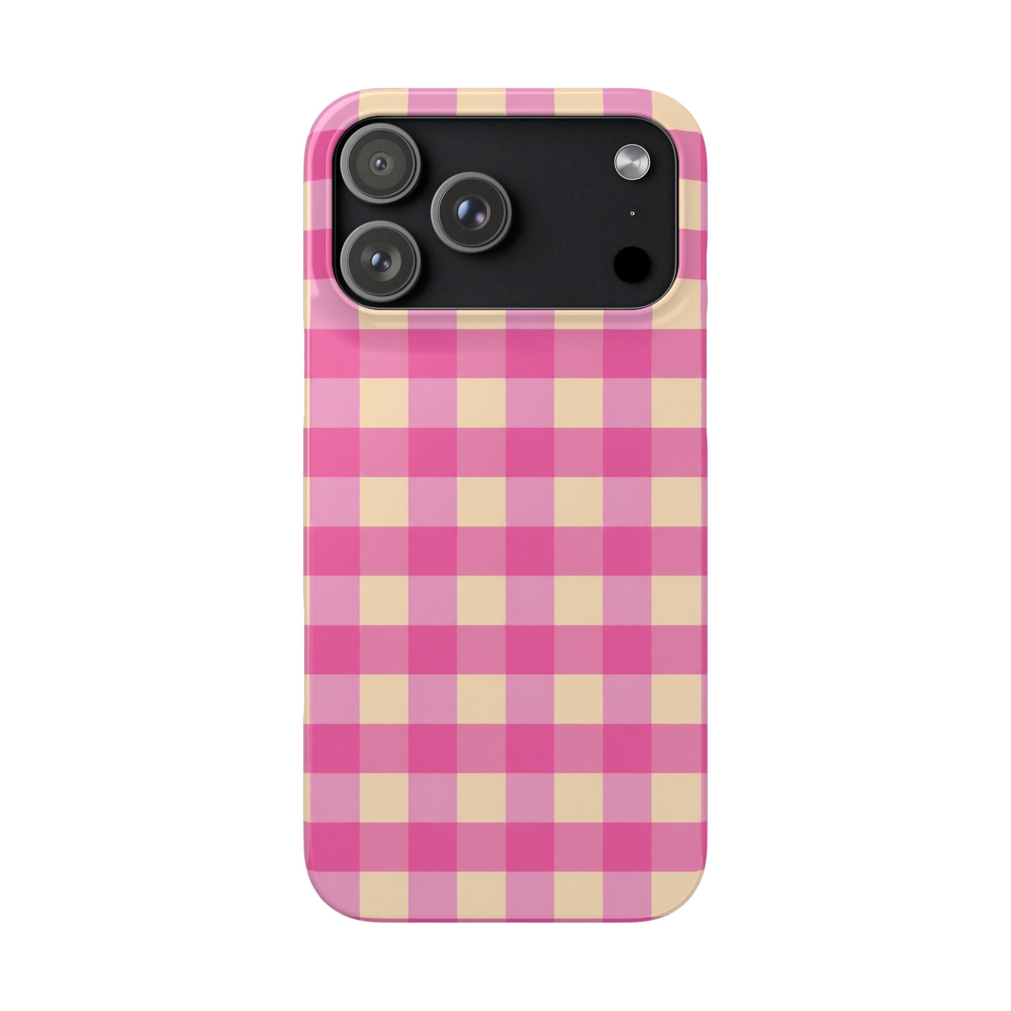 Pink Gingham Phone Case