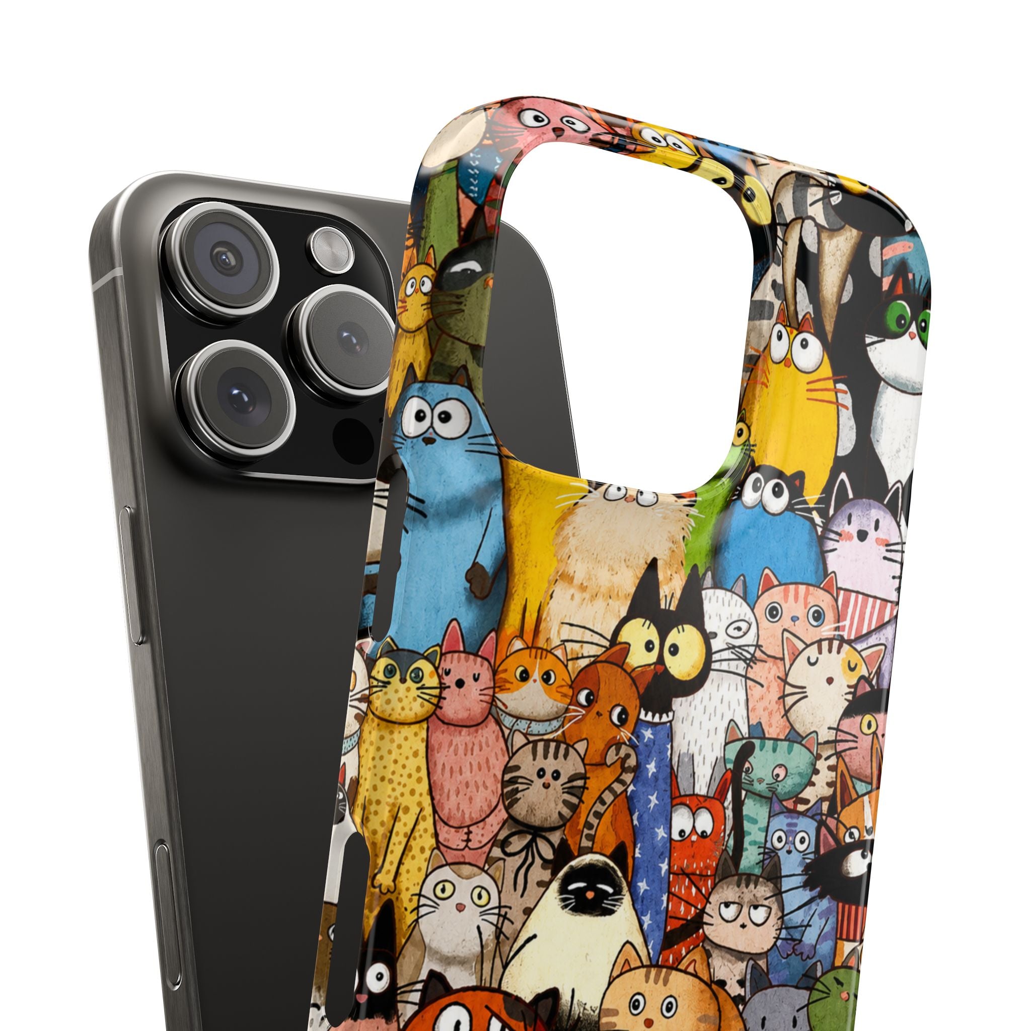 Cute Cat Pattern Phone Case