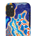 Abstract Blue Pattern Phone Case
