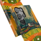 Abstract Baseball Stadium Phone Case