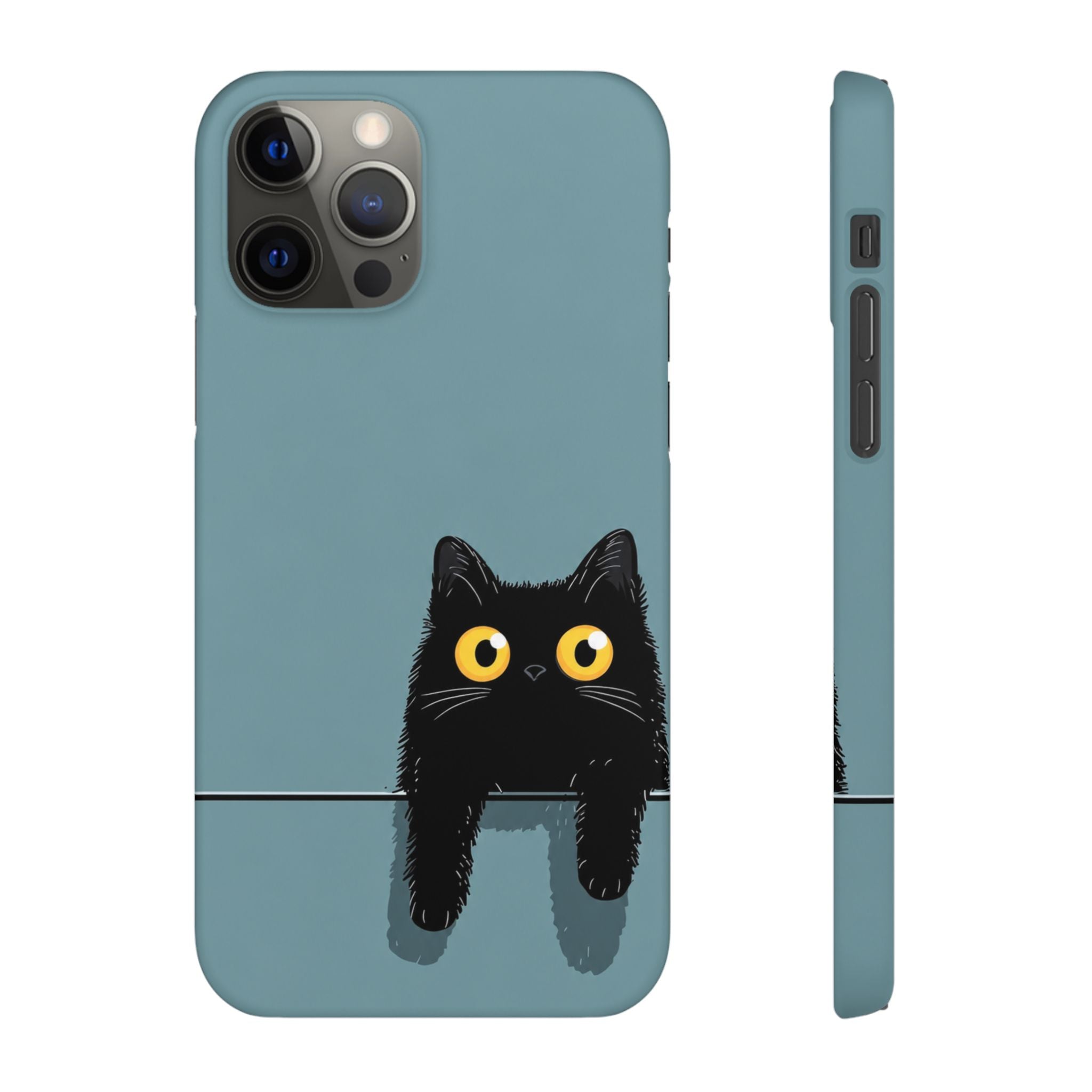 Cute Black Cat Phone Case
