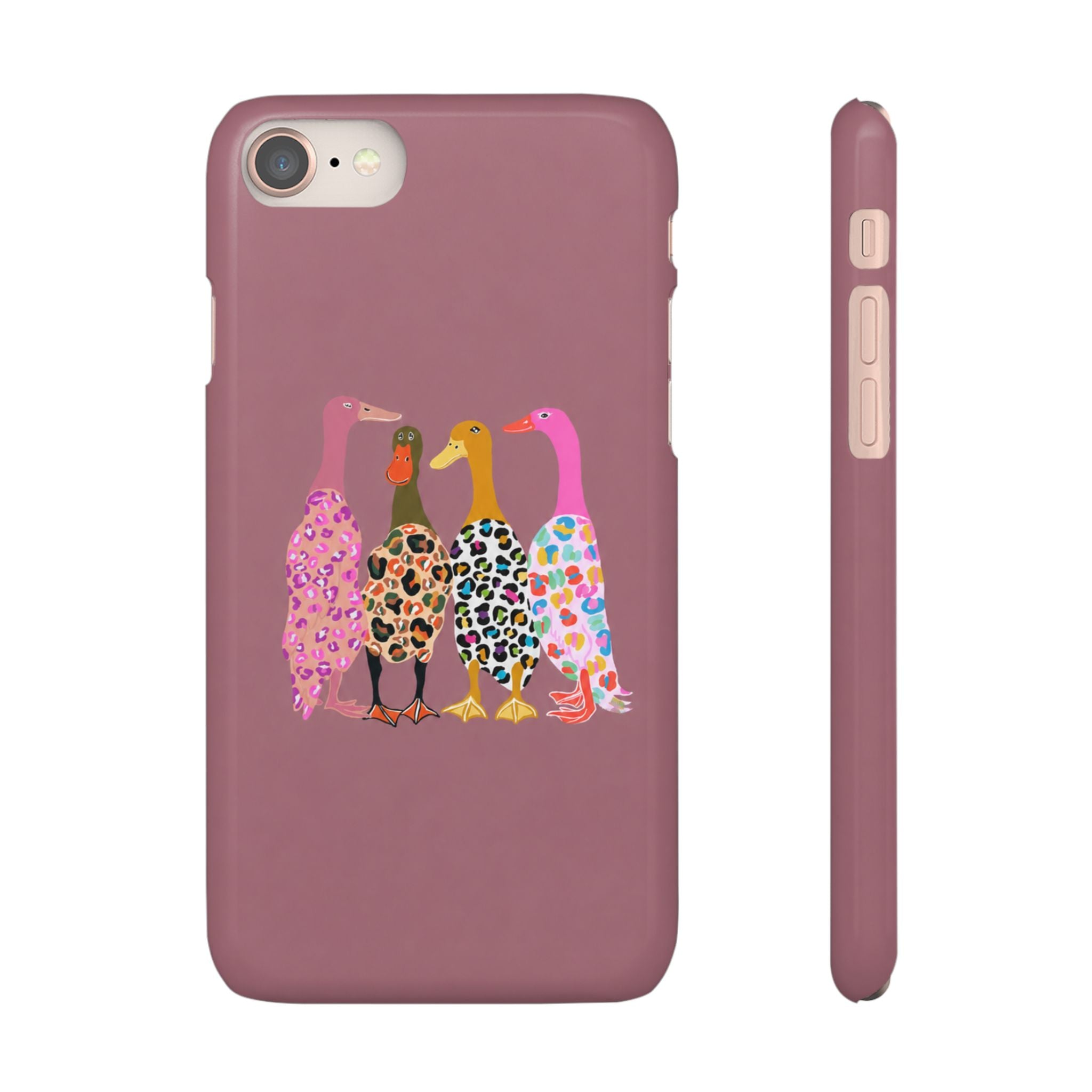 Colorful Leopard Ducks Phone Case