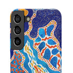 Abstract Blue Pattern Phone Case