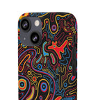 Neon Maze Phone Case