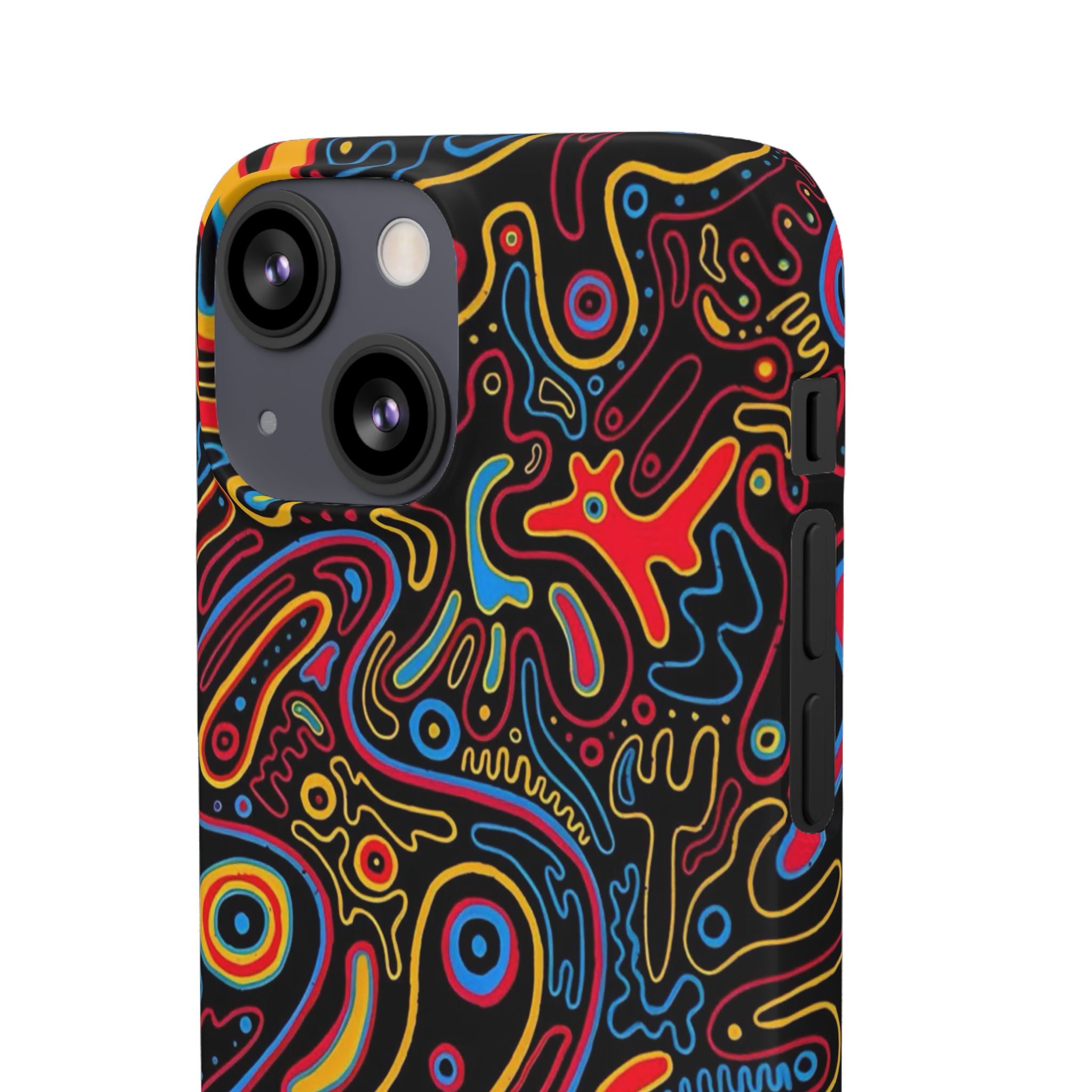 Neon Maze Phone Case