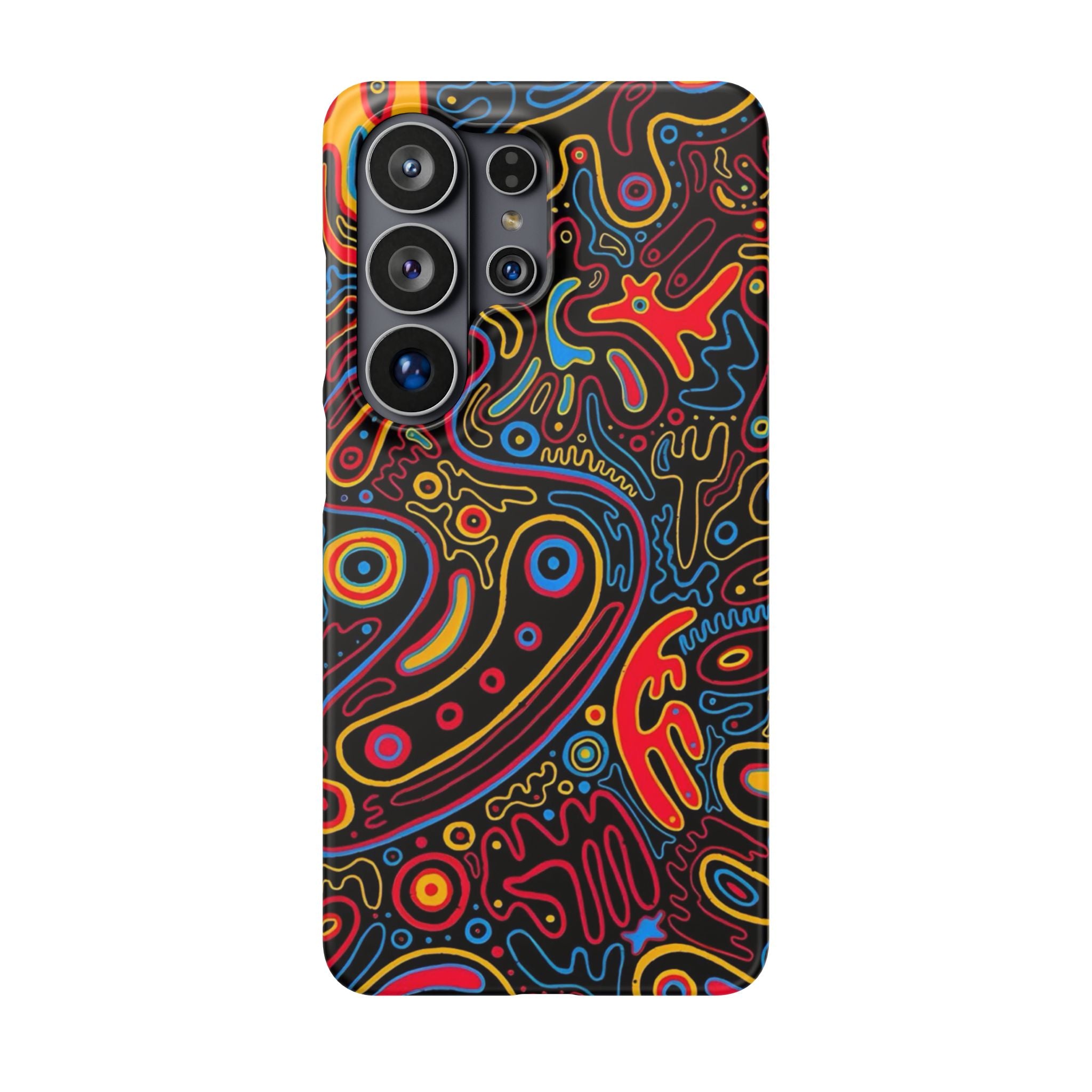Neon Maze Phone Case