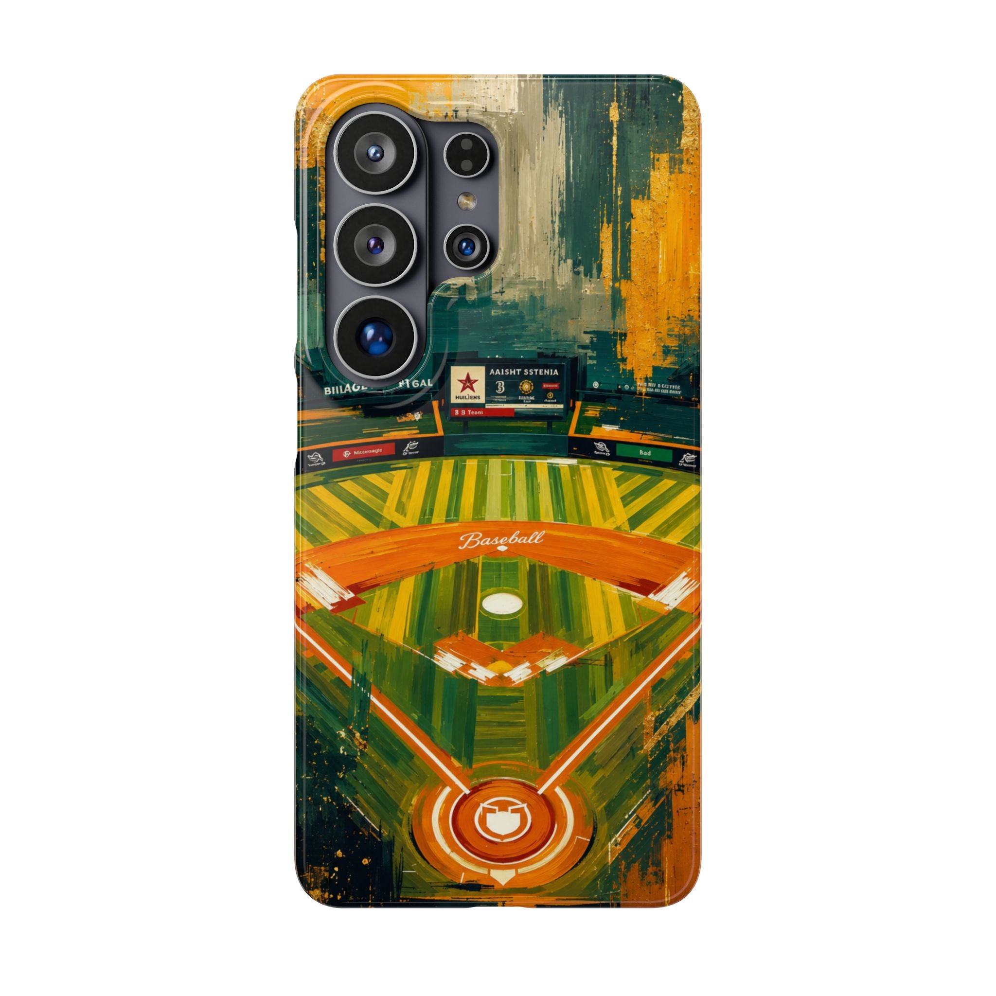 Abstract Baseball Stadium Phone Case