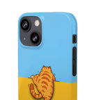 Peekaboo Orange Cat Phone Case