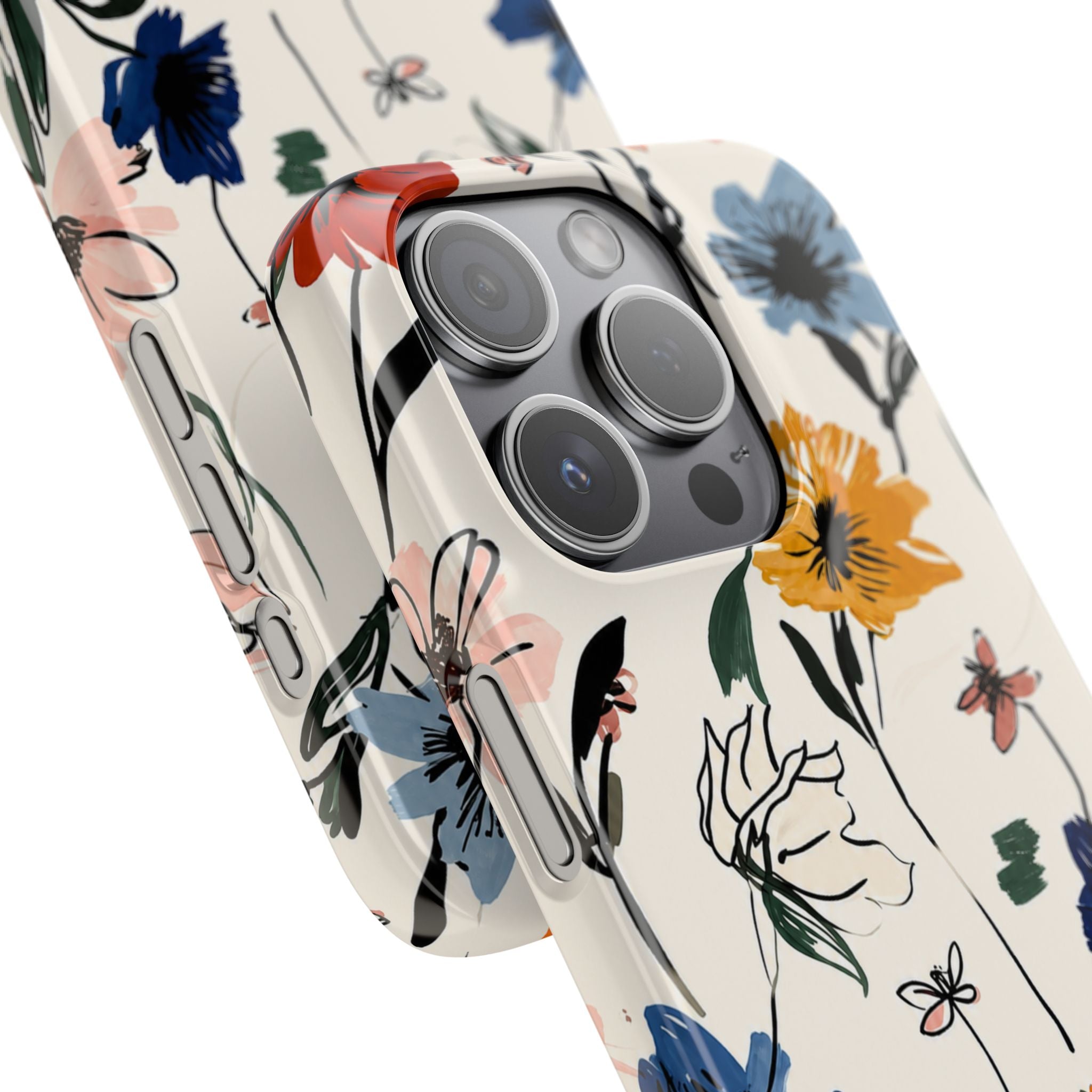 Wildflower Sketch Phone Case