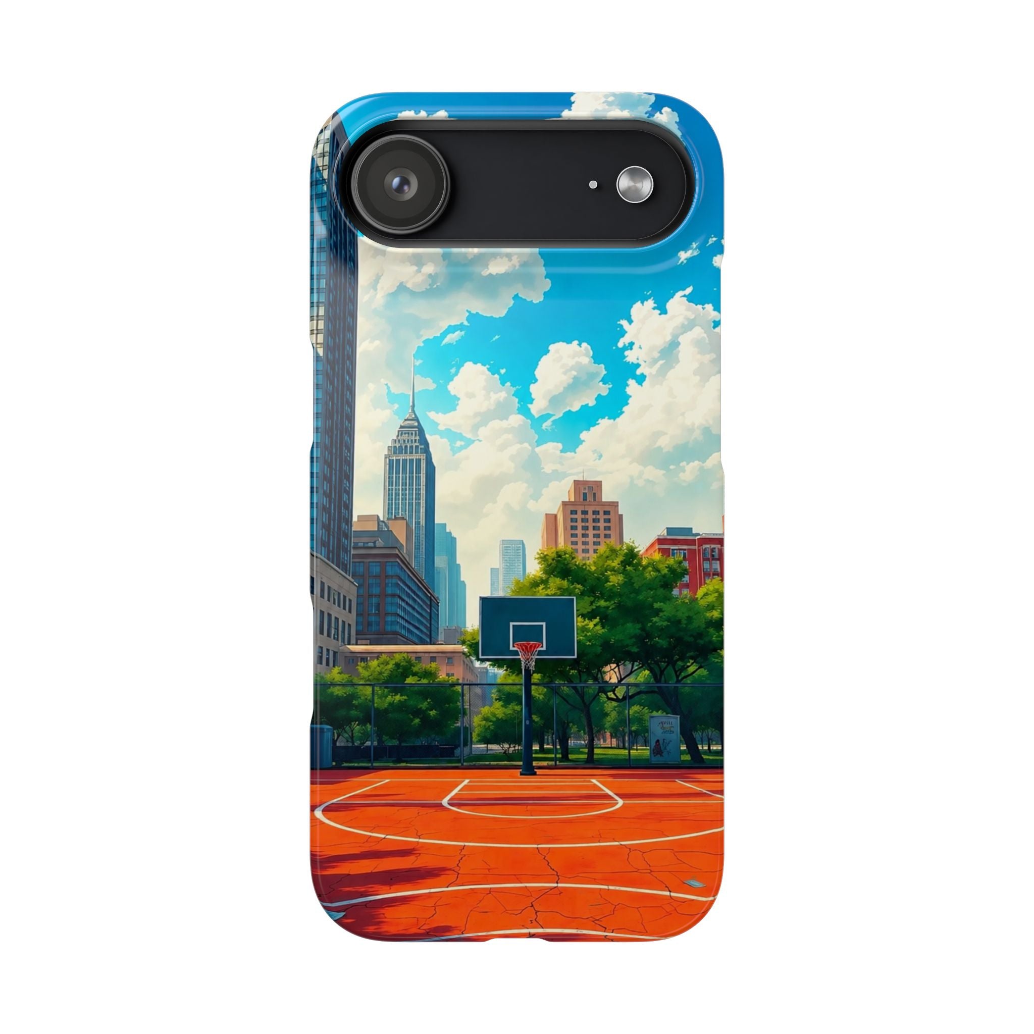 Urban Basketball Court Phone Case