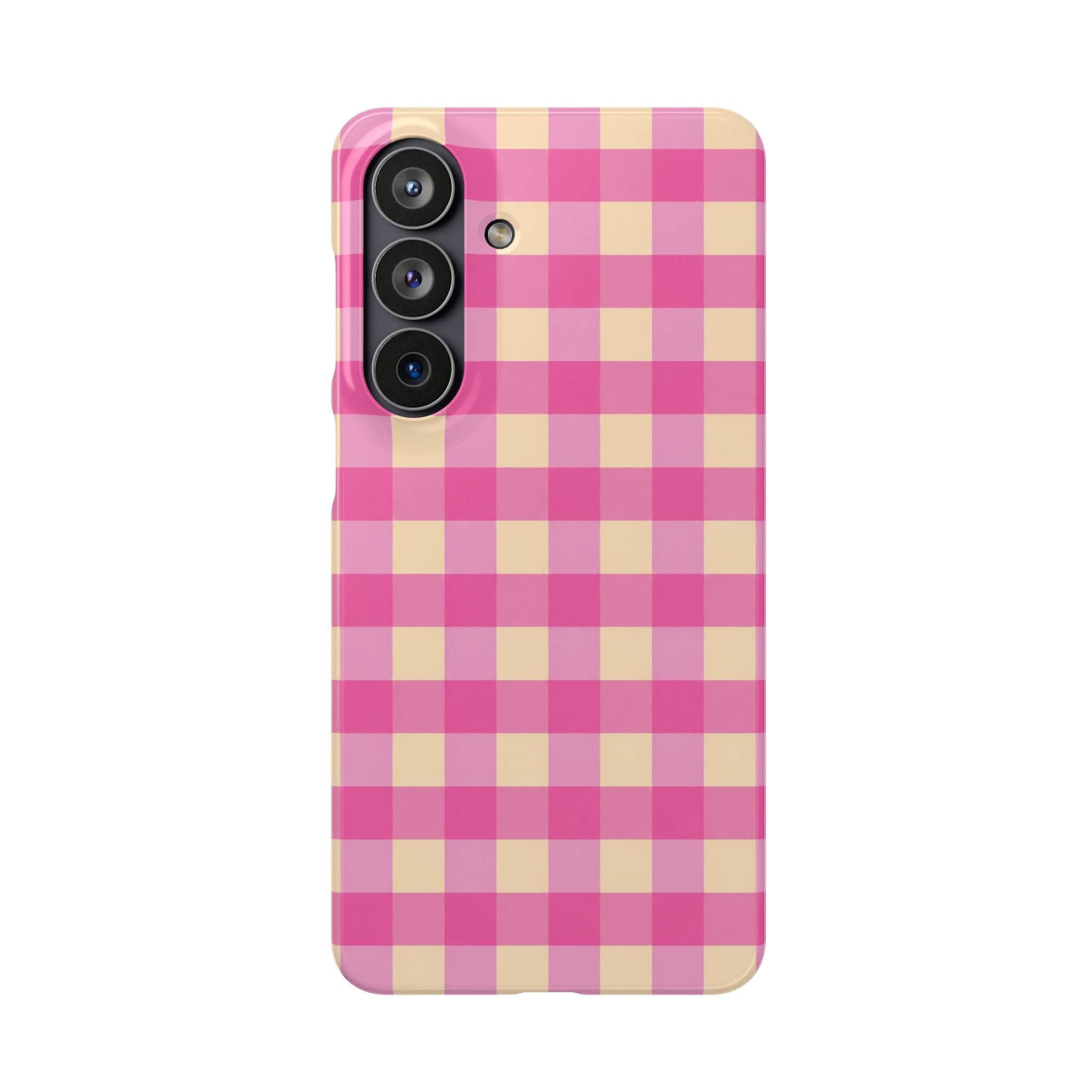 Pink Gingham Phone Case